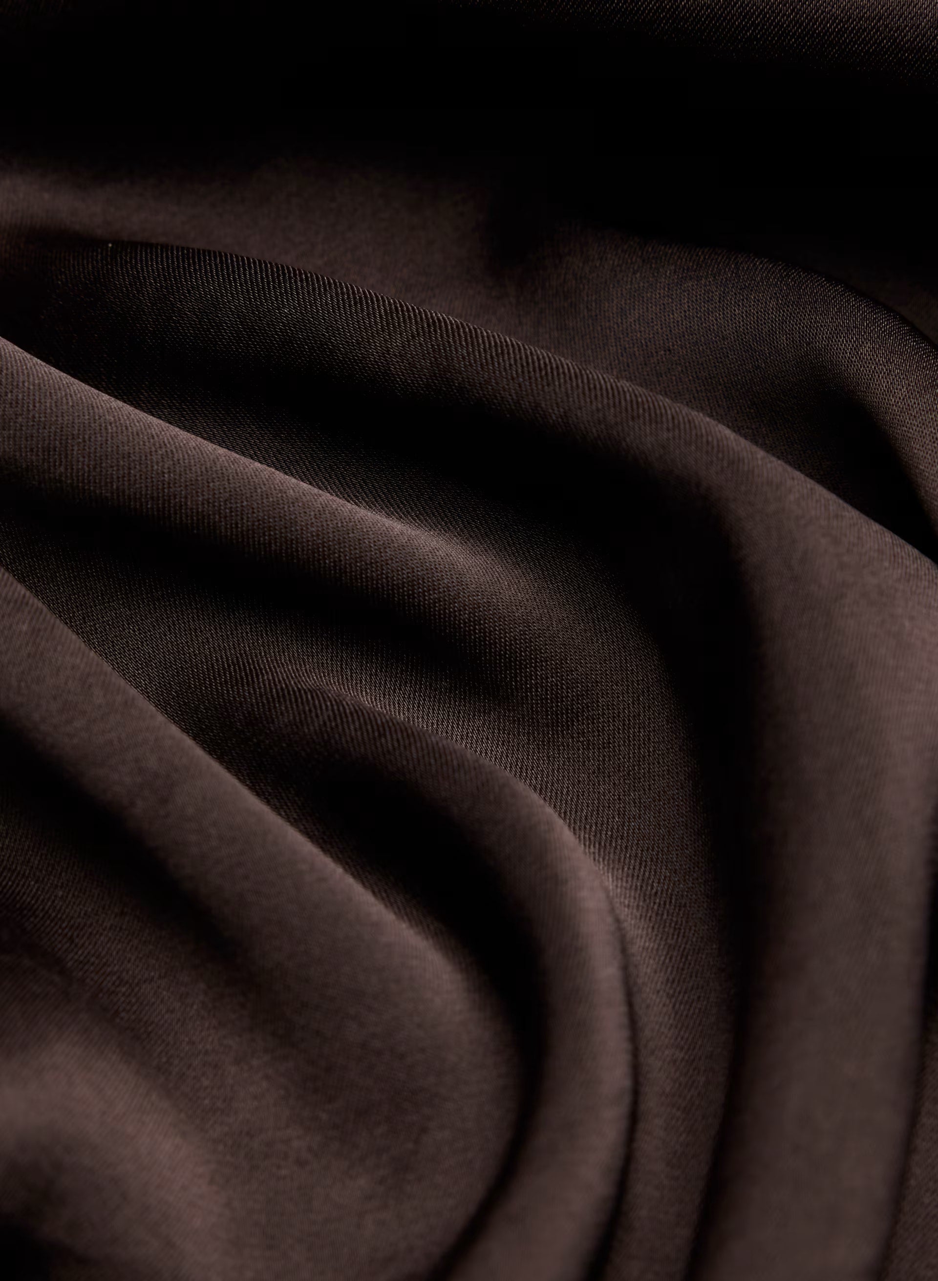 Fresca Satin Cami Dress - RICH MOCHA BROWN