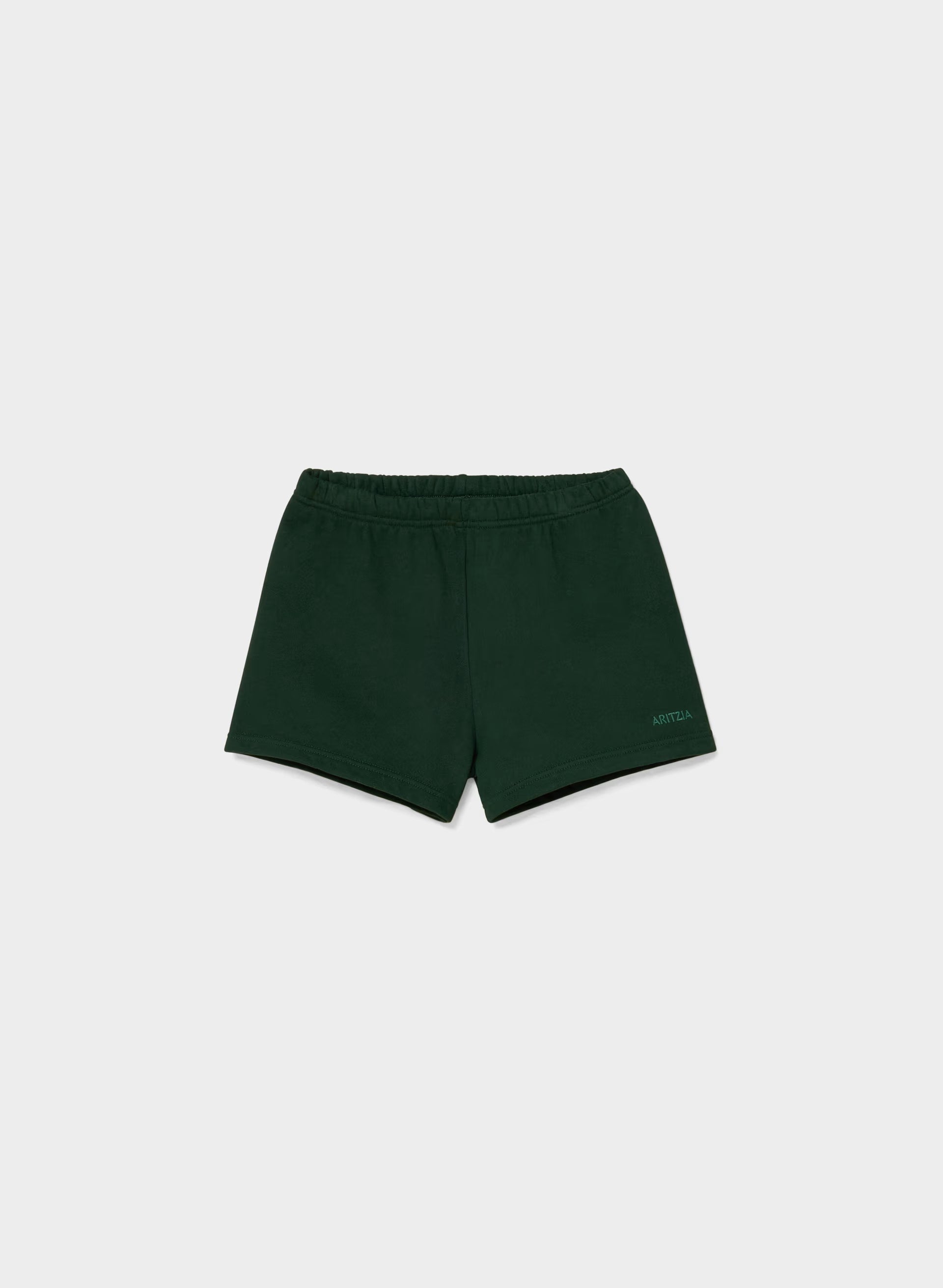 Cozy Sweatfleece Perfect Hi-Rise Mini Short - FIGTREE GREEN