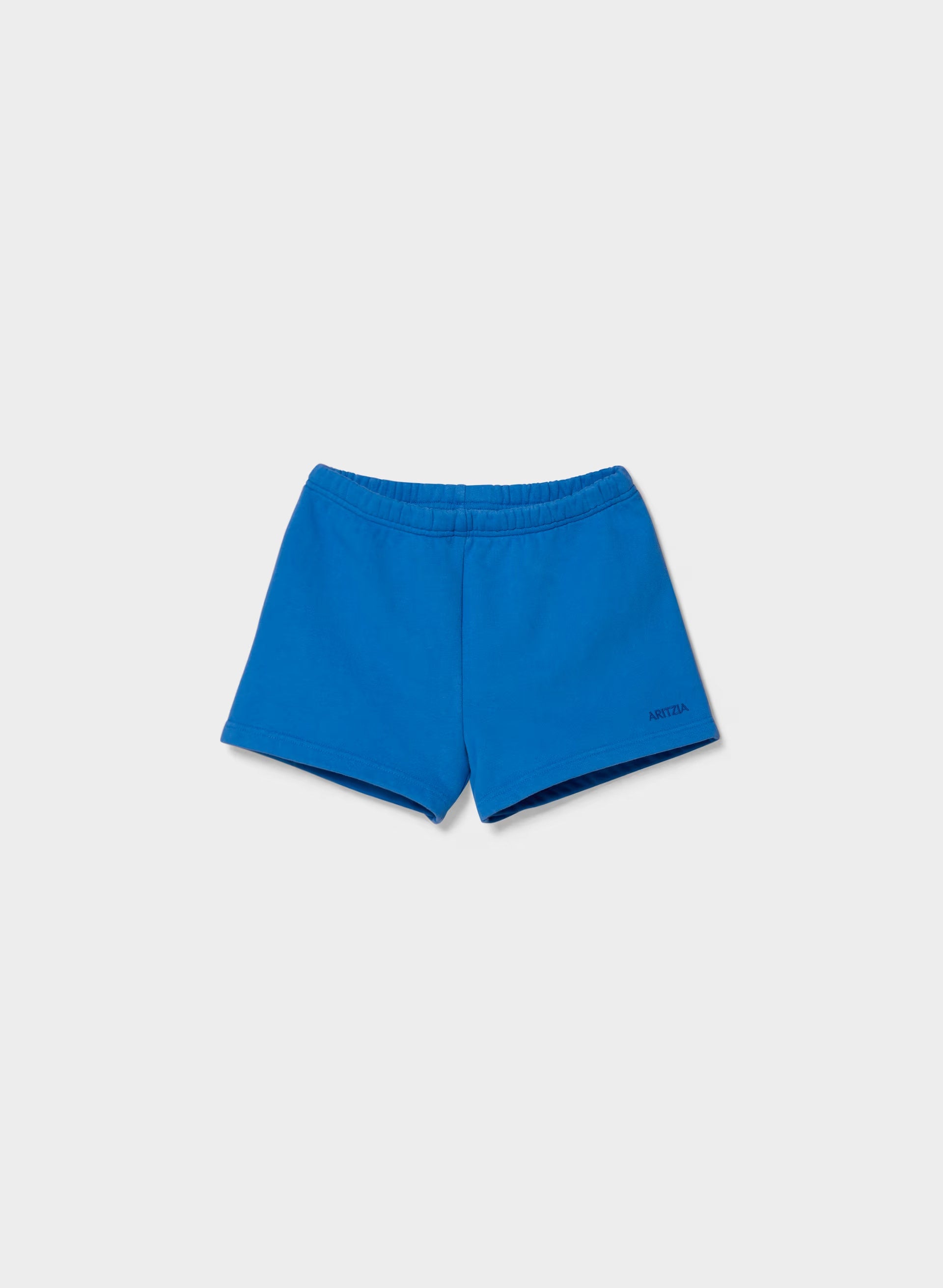 Cozy Sweatfleece Perfect Hi-Rise Mini Short - LAZULI BLUE