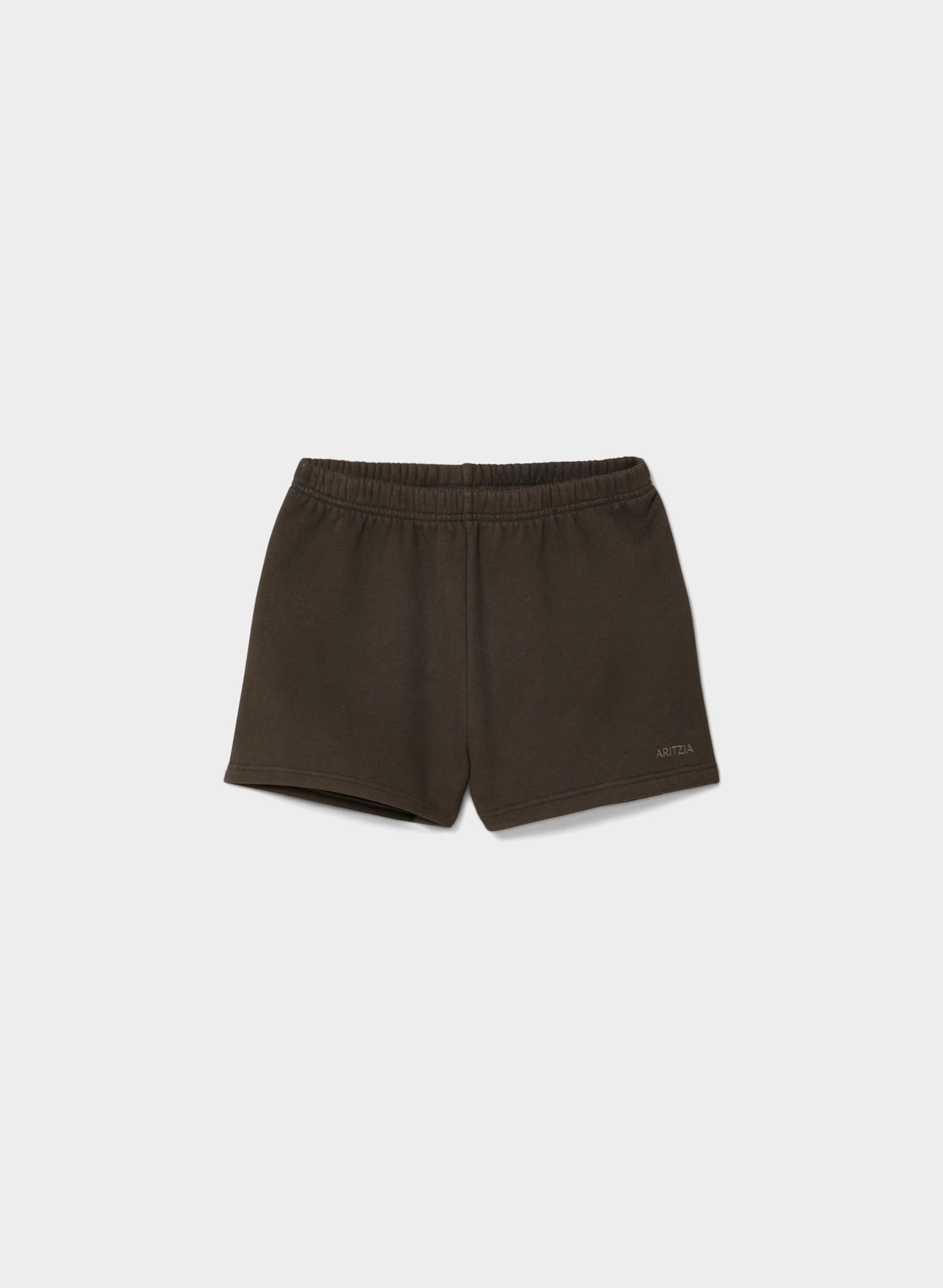 Cozy Sweatfleece Perfect Hi-Rise Mini Short - CACAO NIB BROWN