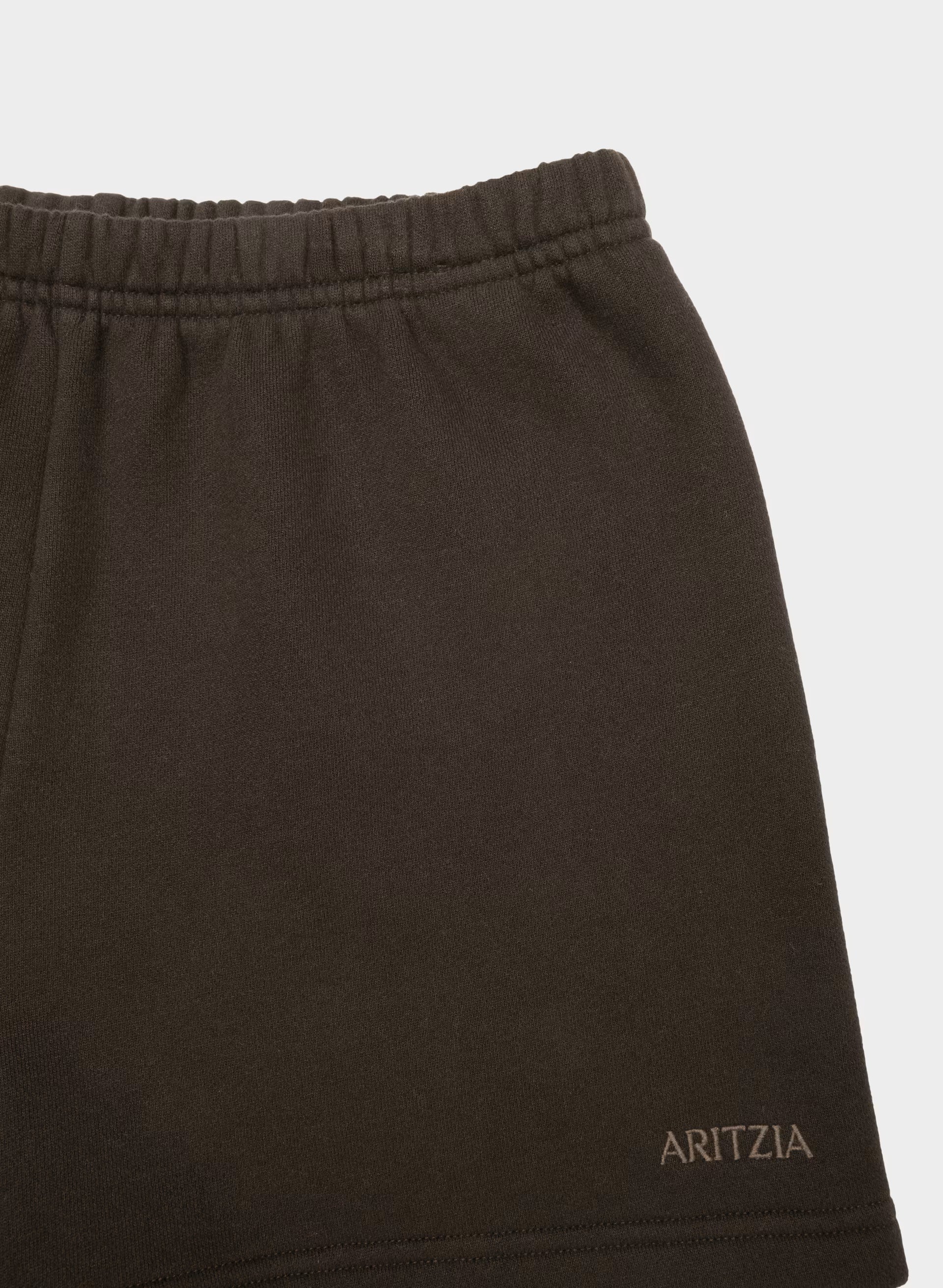 Cozy Sweatfleece Perfect Hi-Rise Mini Short - CACAO NIB BROWN