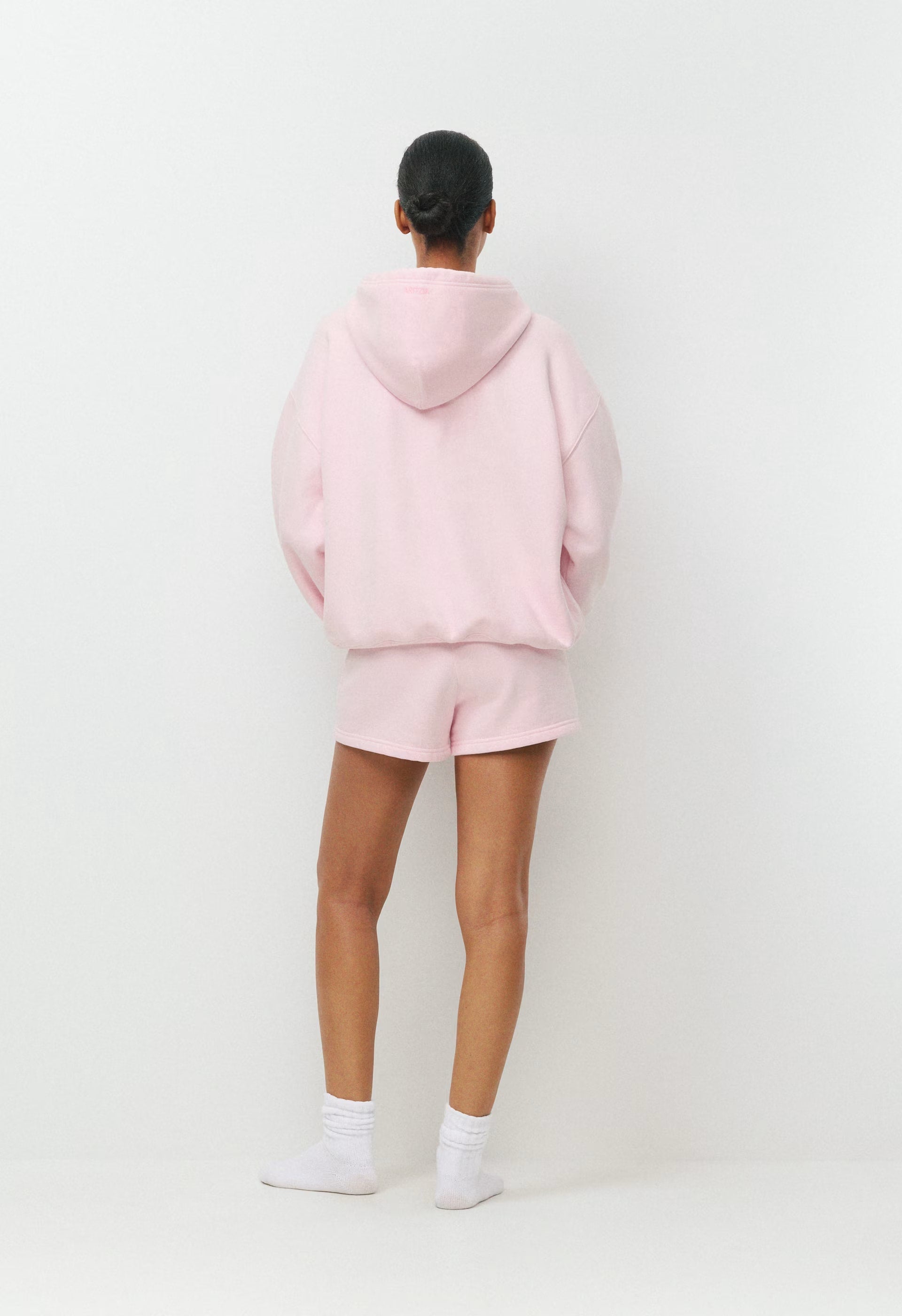 Cozy Sweatfleece Perfect Hi-Rise Mini Short - MAGNOLIA