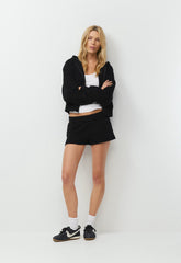 Cozy Sweatfleece Perfect Micro Short - BLACK
