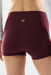 BUTTER Cheeky Hi-Rise 3" Short - GALA PLUM