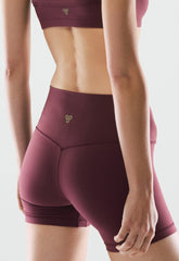 BUTTER Cheeky Hi-Rise 5" Short - GALA PLUM
