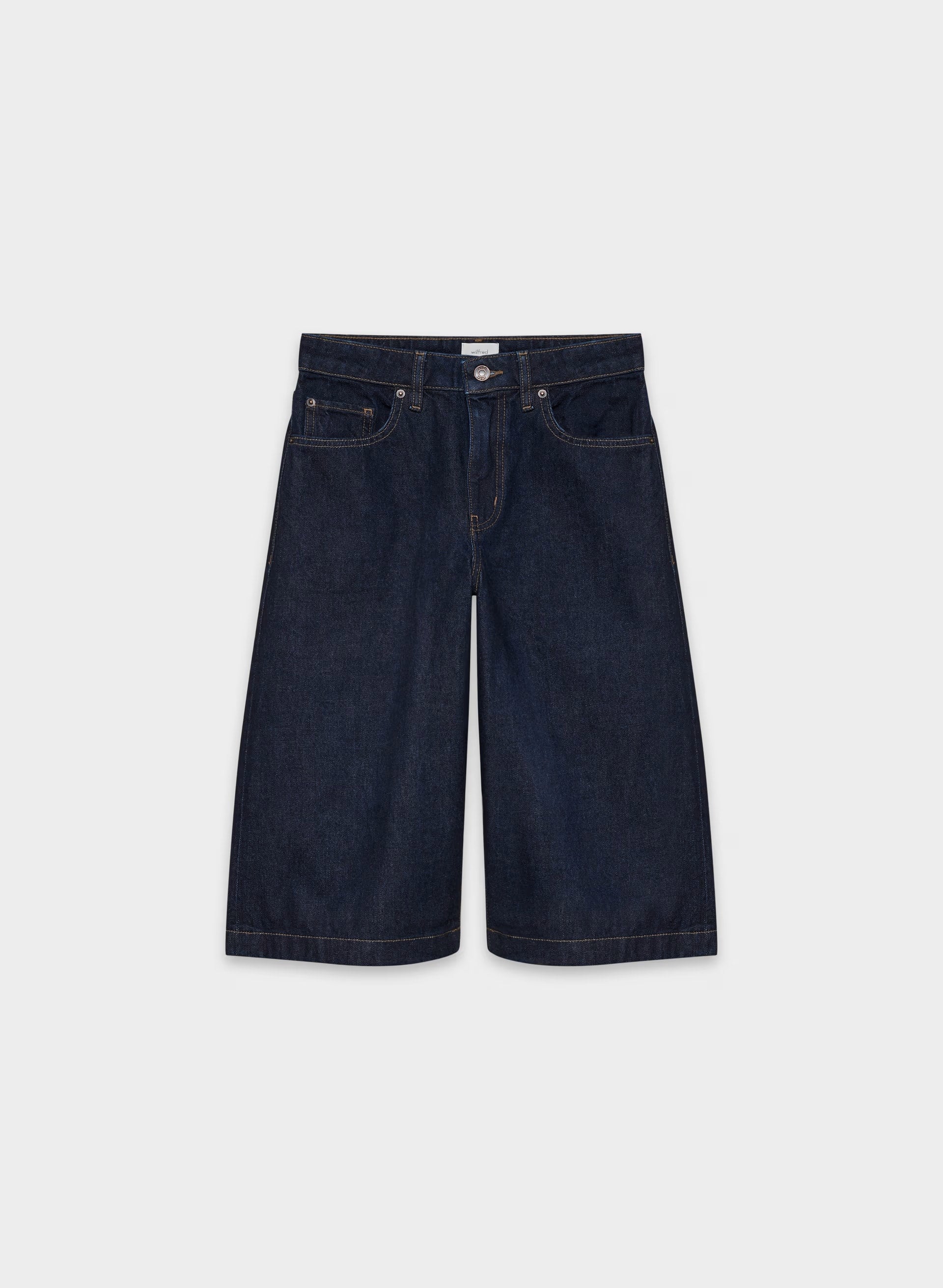 Publicity Below-Knee Denim Short - NO-STRESS DARK BLUE