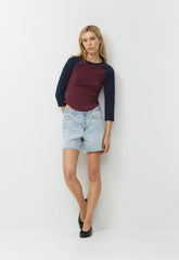 Denim Forum The Ex-Boyfriend Hi Mid-Thigh Denim Short - 15 YRS BRL THR BLEU