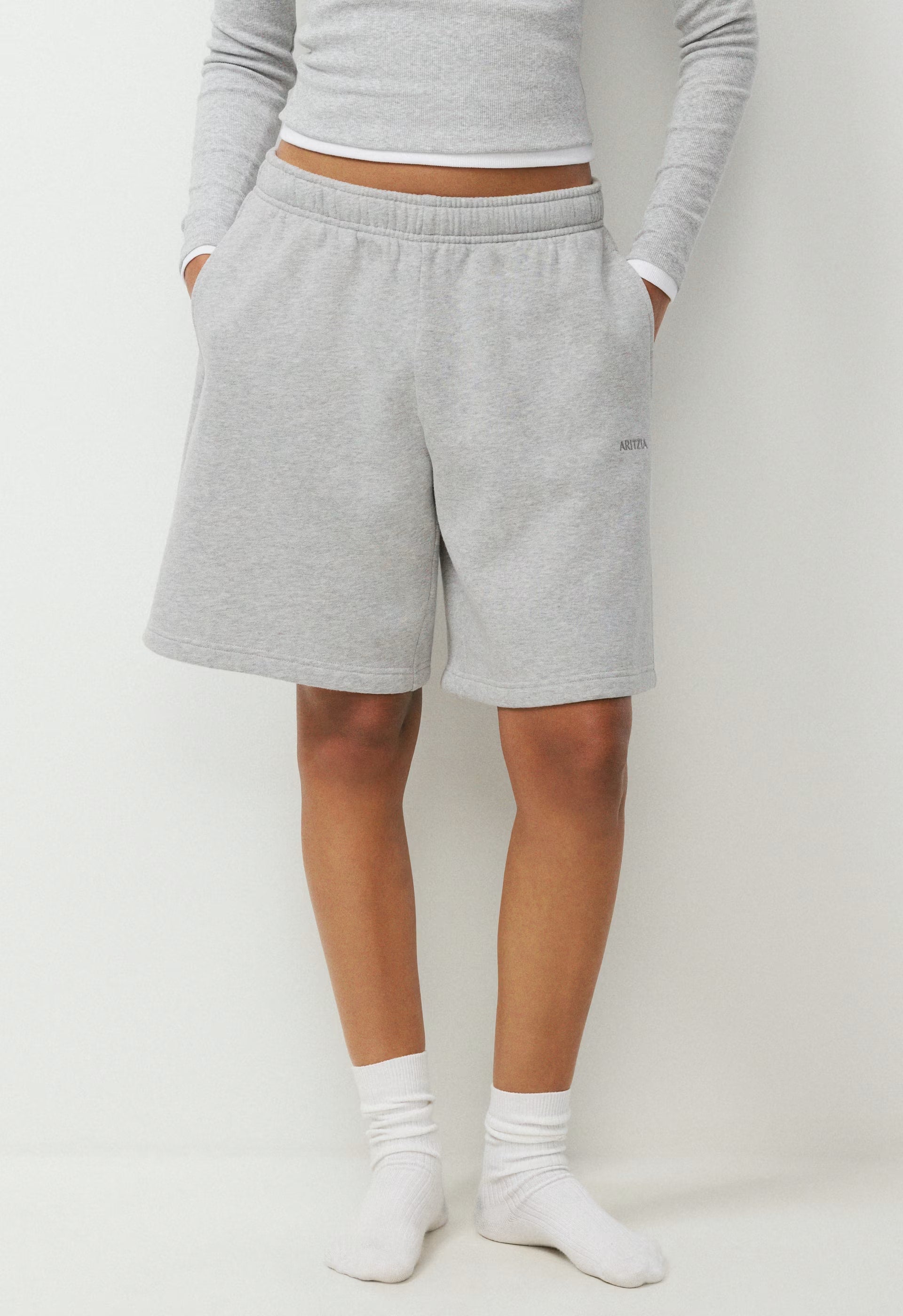Cozy Sweatfleece Mega Above-Knee Short - ADMIRAL NAVY