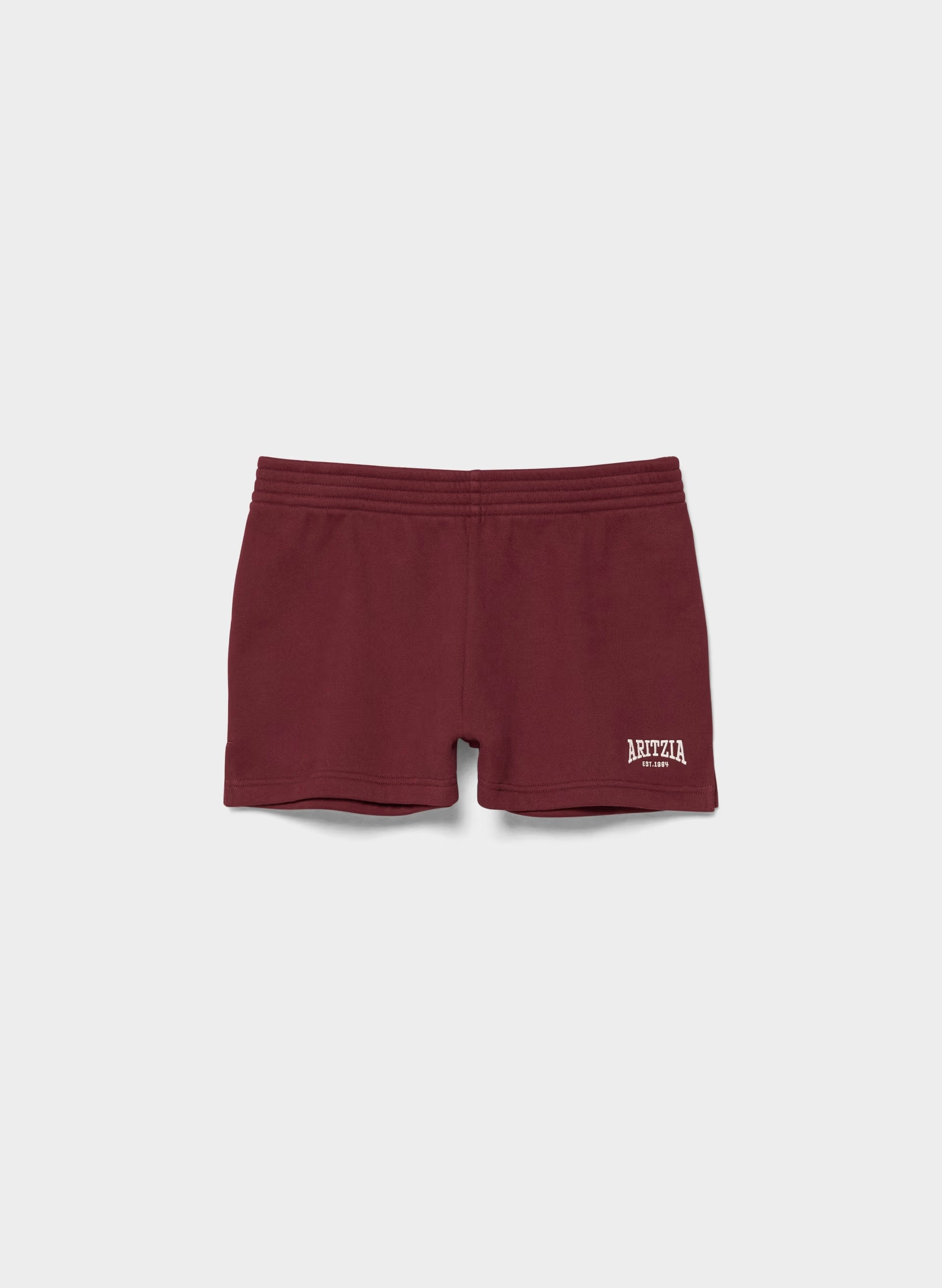 Cozy Sweatfleece Perfect Micro Short - SMAC BURGUNDY/LT BIRCH