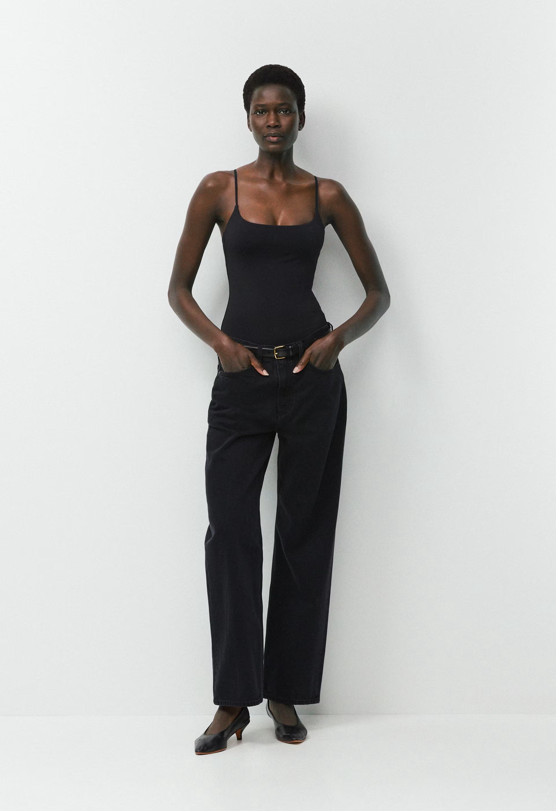 Original Contour Float Cami Bodysuit - FLINT GREEN
