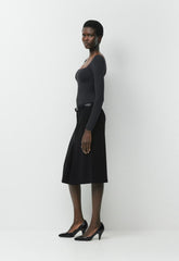 Original Contour Headway Squareneck Bodysuit - BLACK