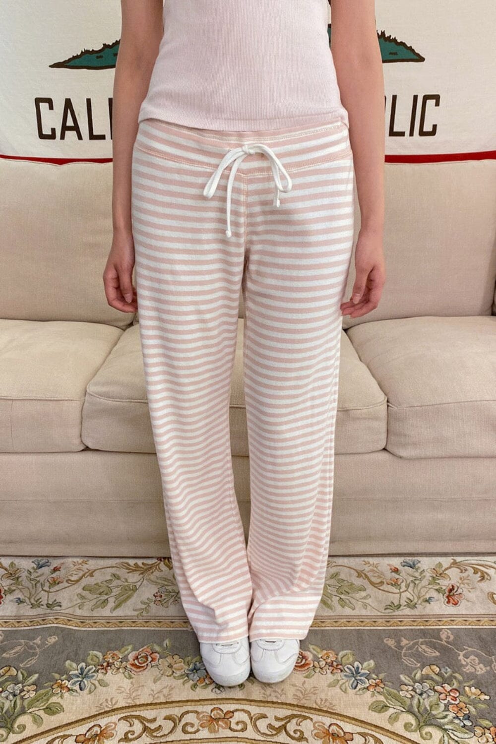 Light Pink and White Stripe / XS/S
