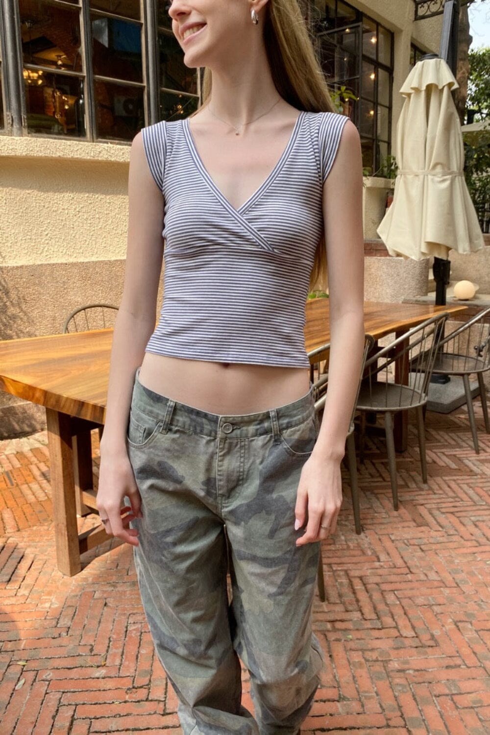 Amara Striped Top