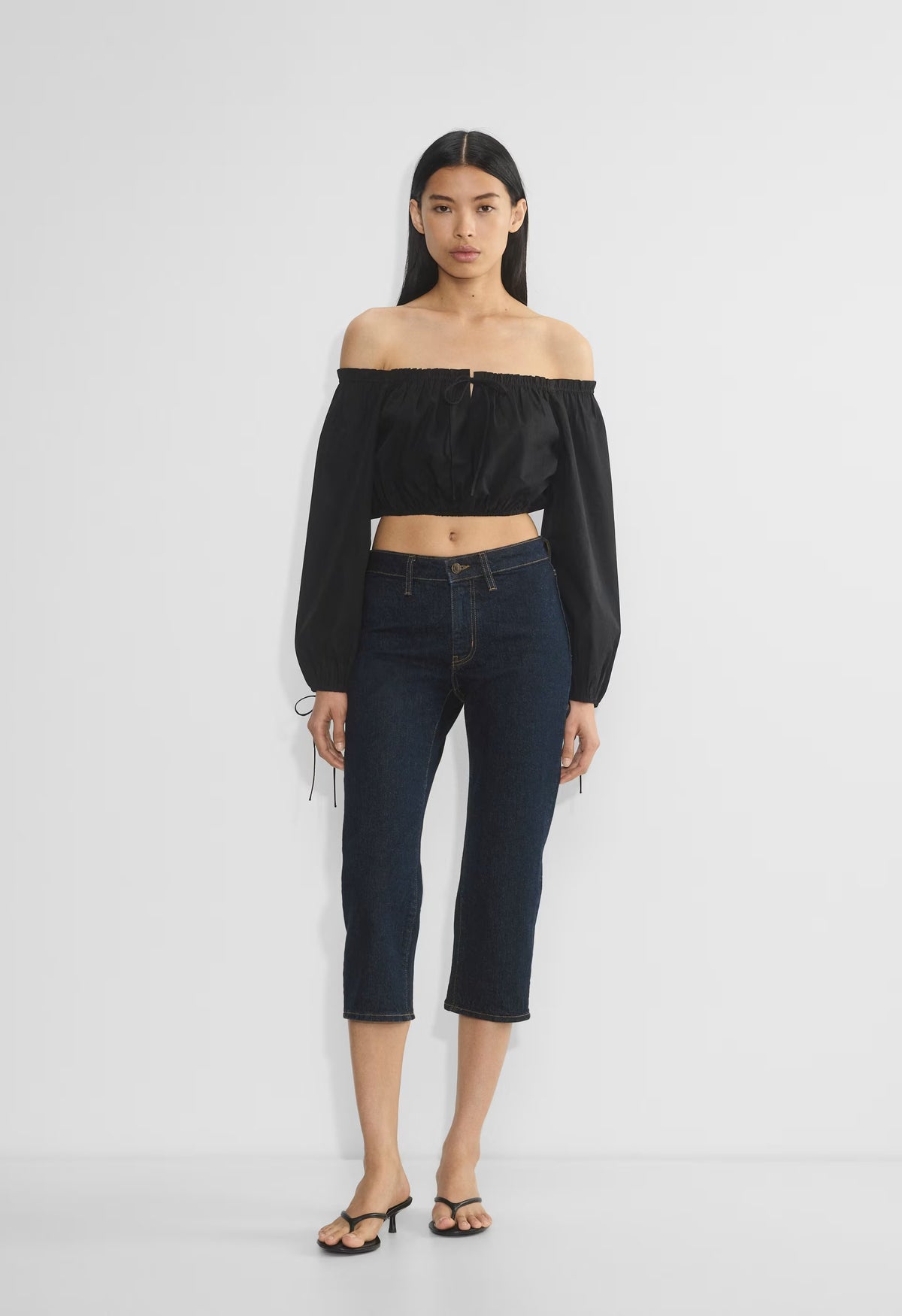 Wordsworth Poplin Blouse - BLACK