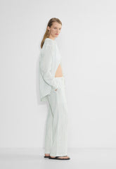 AirPlush Cotton™ Sail Pant - THEA STRP LT BR/FR BL