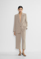 The Effortless Pant™ Cropped - Crepette™ - NOMAD TAUPE