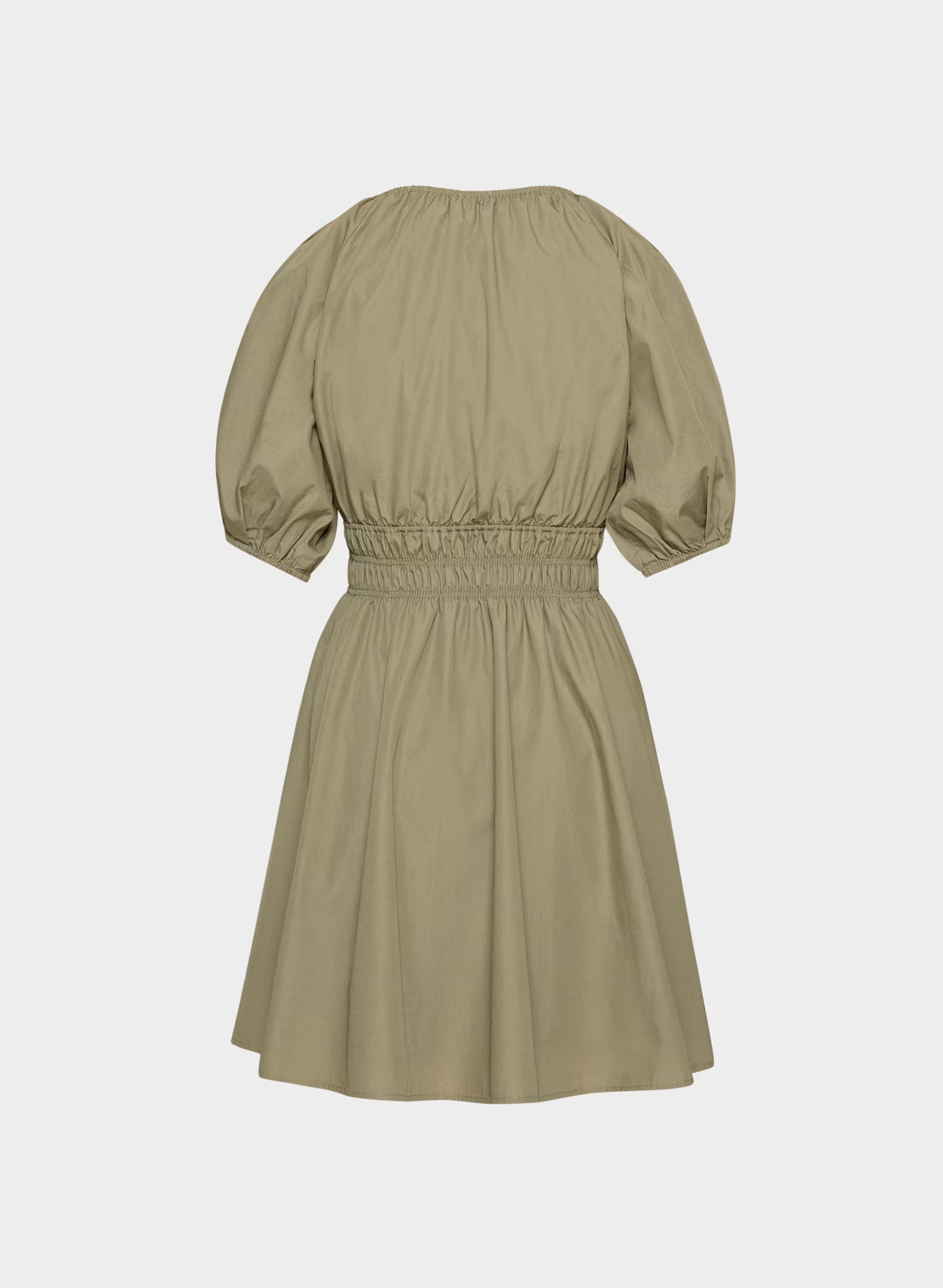Mason Poplin Dress - SUNDRIED OLIVE
