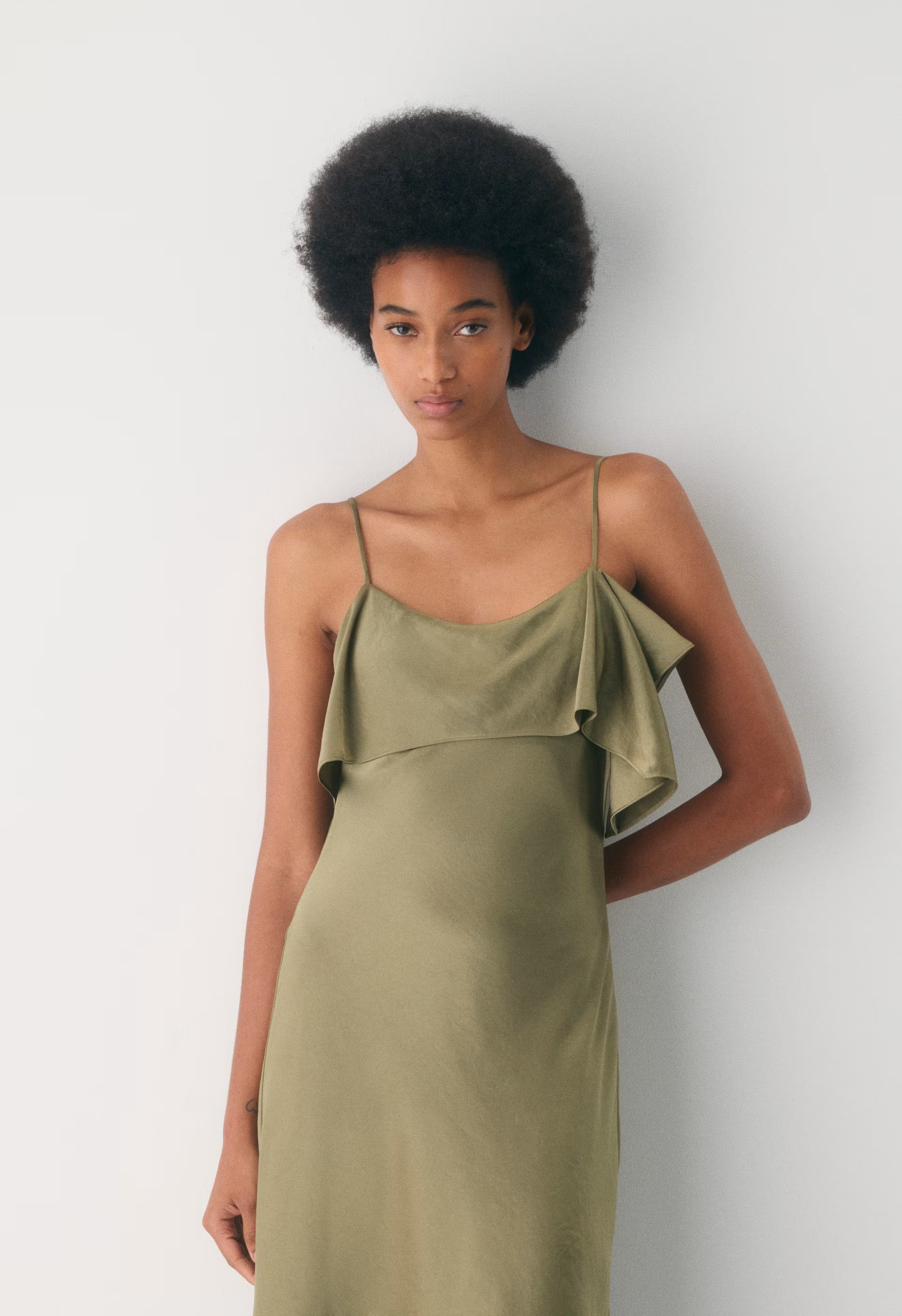 Cannelle Satin Dress - TART PINK