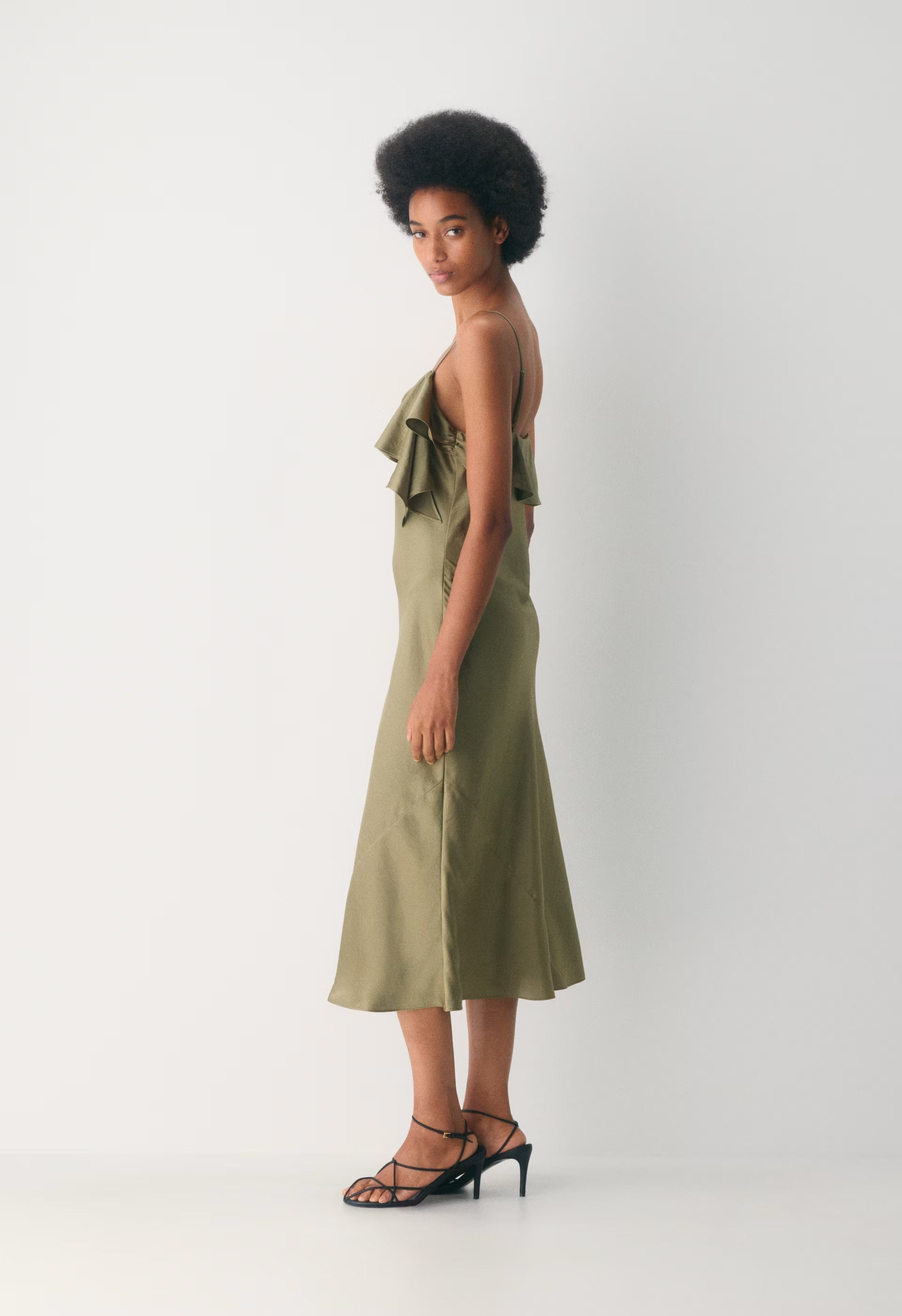Cannelle Satin Dress - TART PINK