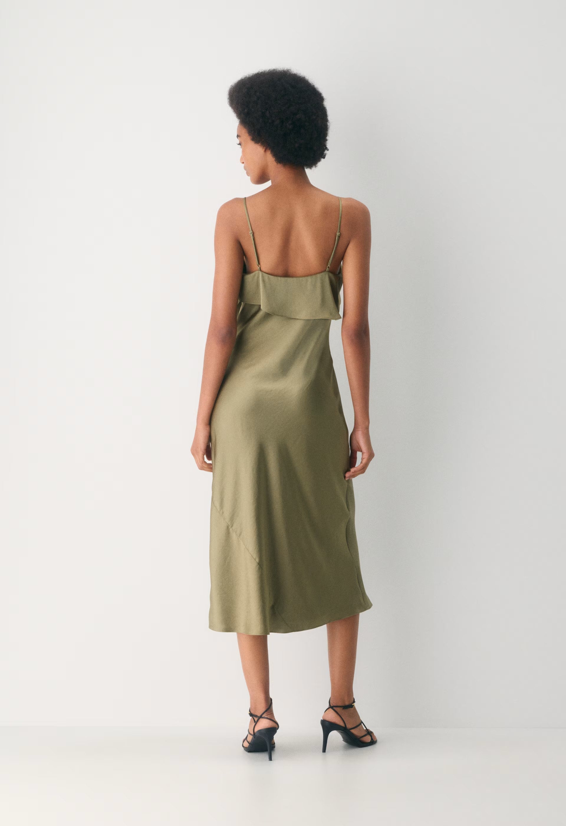 Cannelle Satin Dress - TART PINK