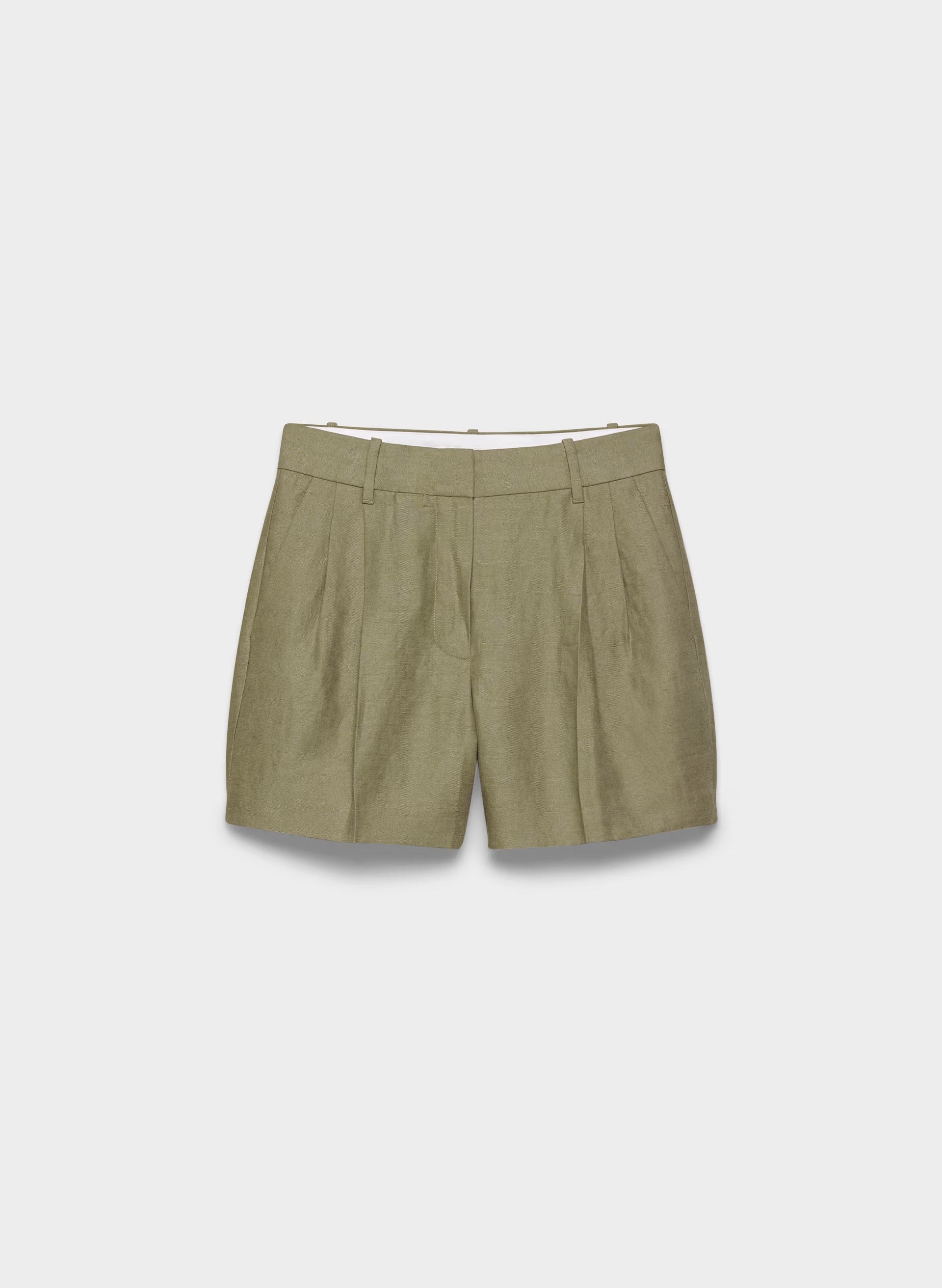 The Effortless Short™ Mid-Thigh - CruiseLinen™ - SUNDRIED OLIVE