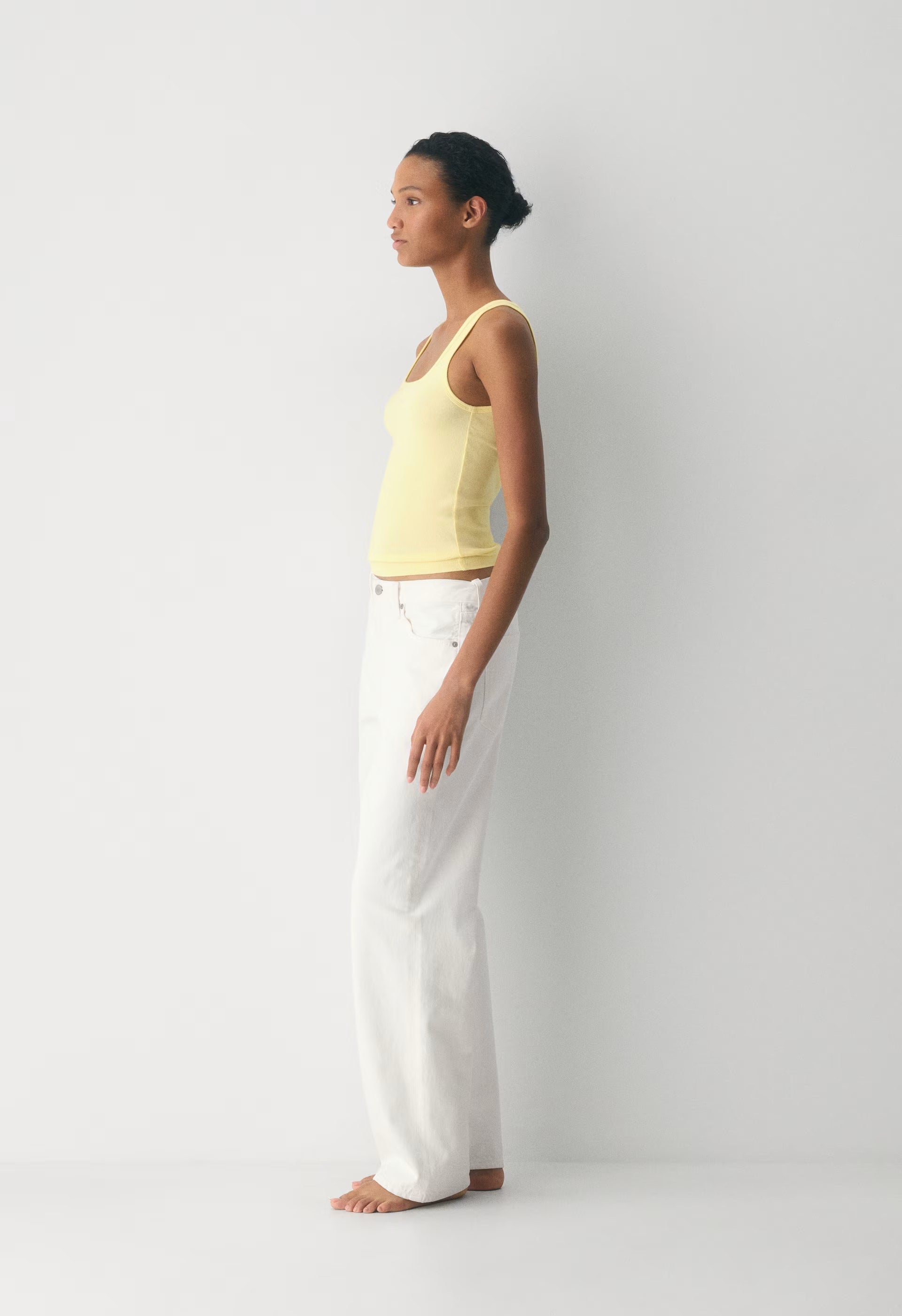 HomeStretch™ Rib Frequency Tank - LEMONADE