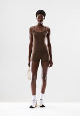 BUTTER Essential Cami Tank - RICH MOCHA BROWN
