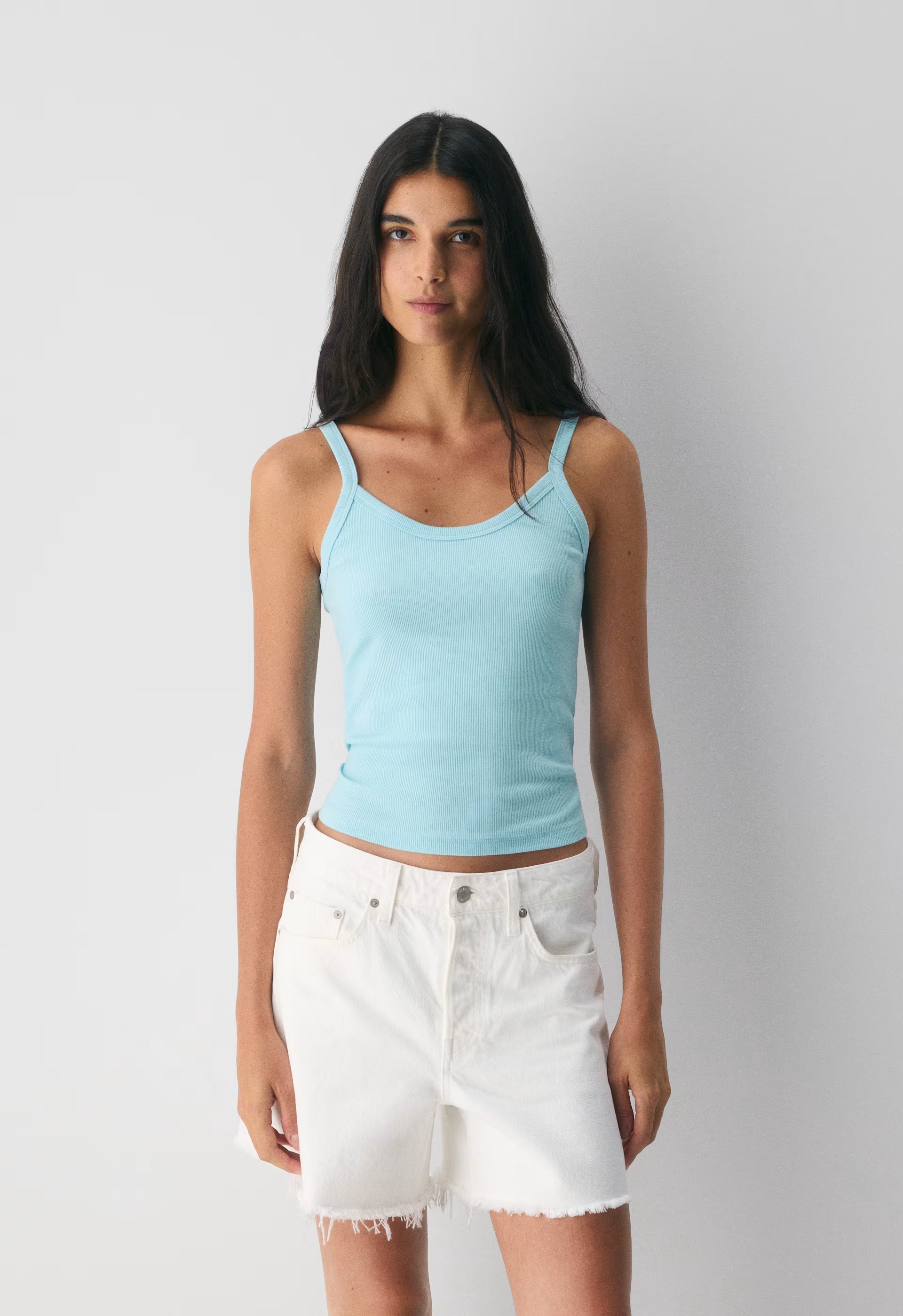 HomeStretch™ Rib Spectrum Cami Tank - PANORAMA BLUE
