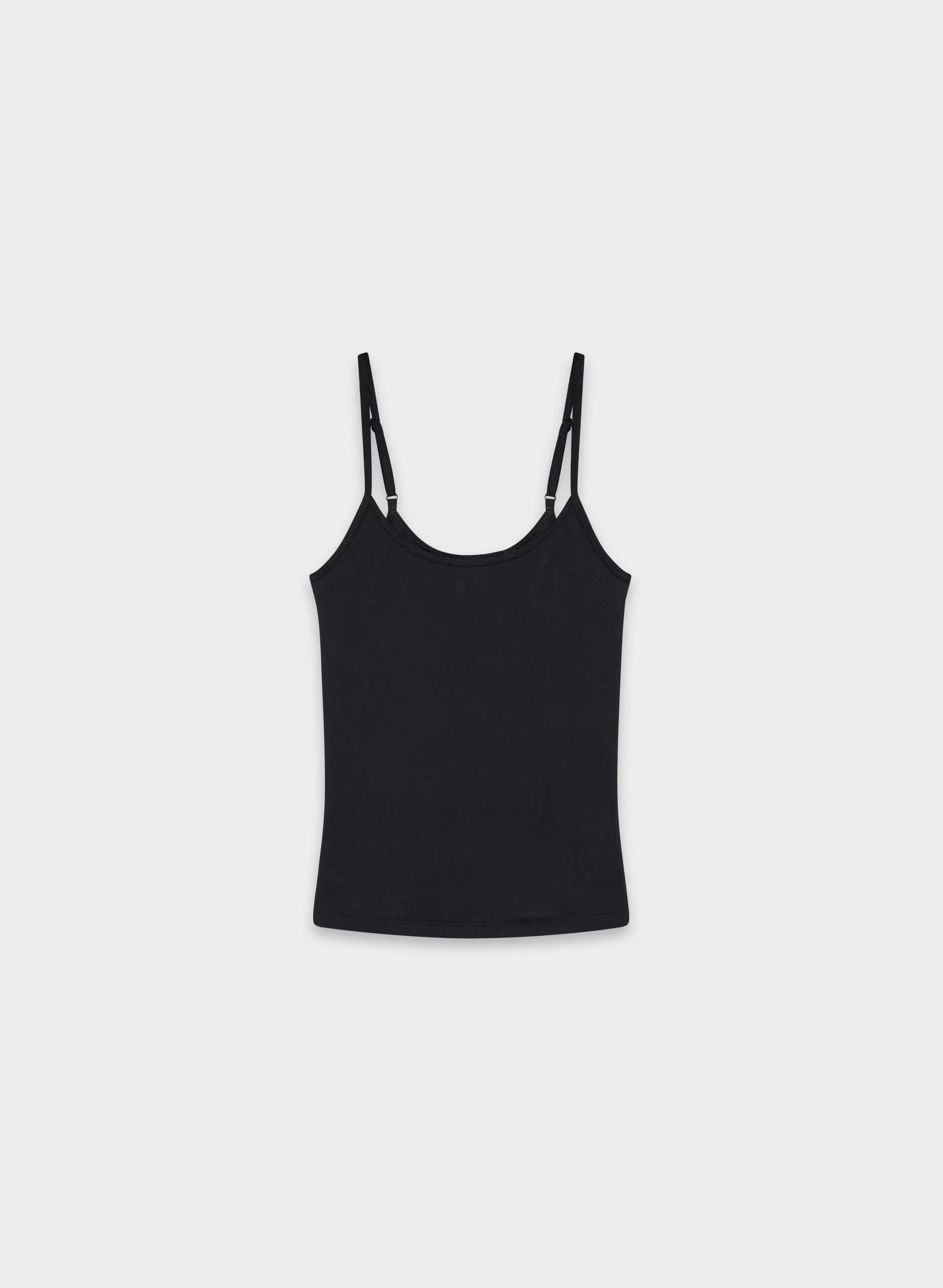 HomeStretch™ Rib Universal Cami Tank - BLACK