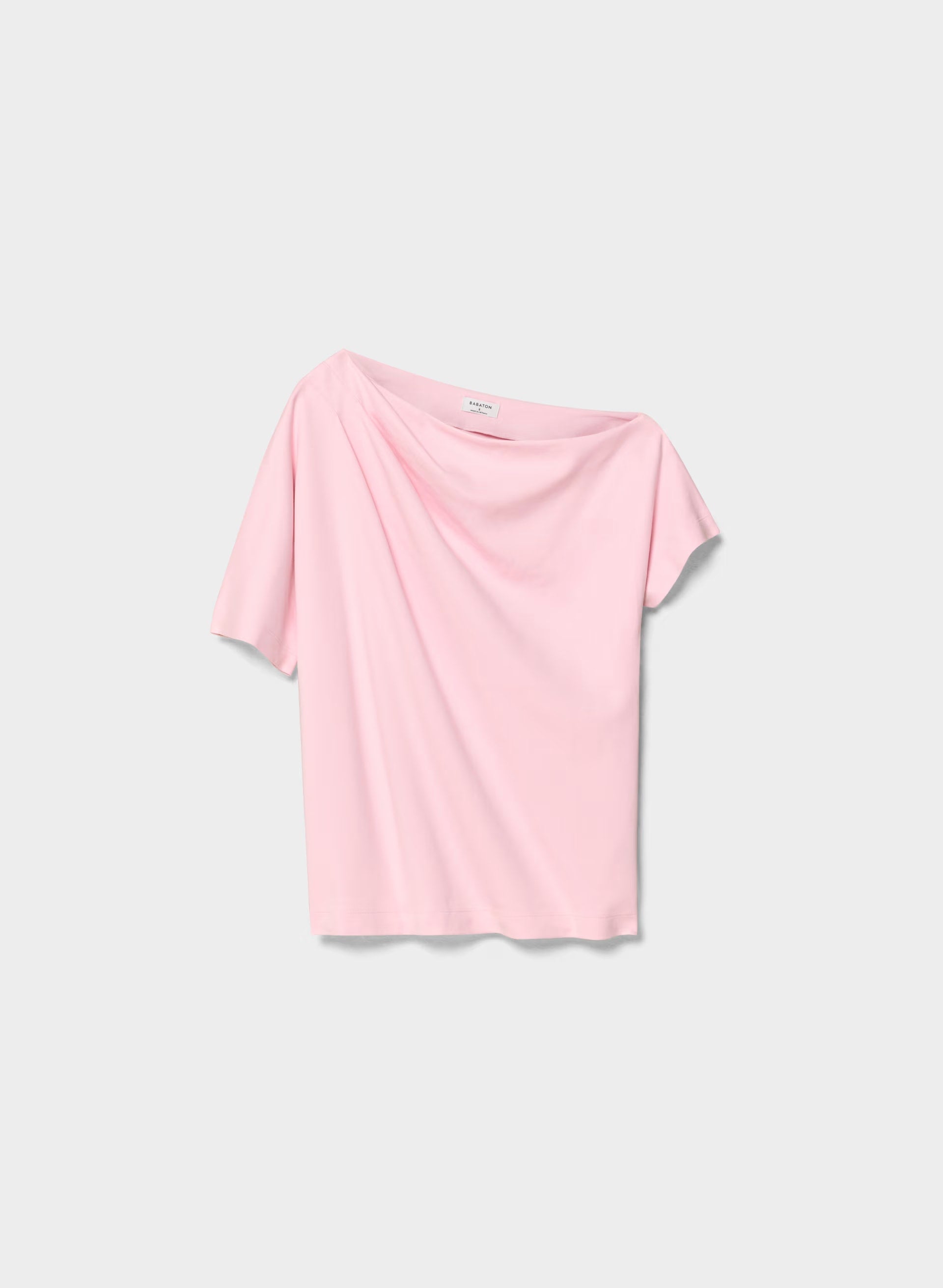 InterLock Cotton Script Top - MILKSHAKE PINK