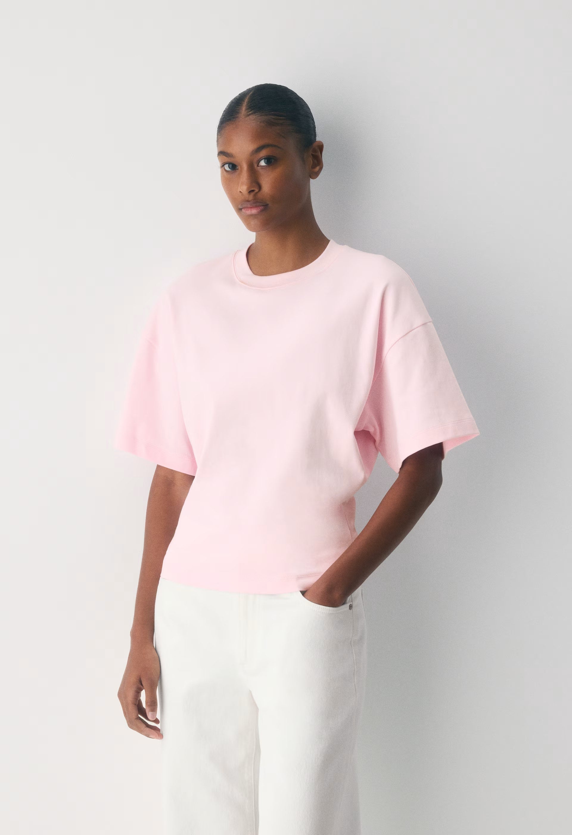 InterLock Cotton Barclay T-Shirt - VILLA PINK