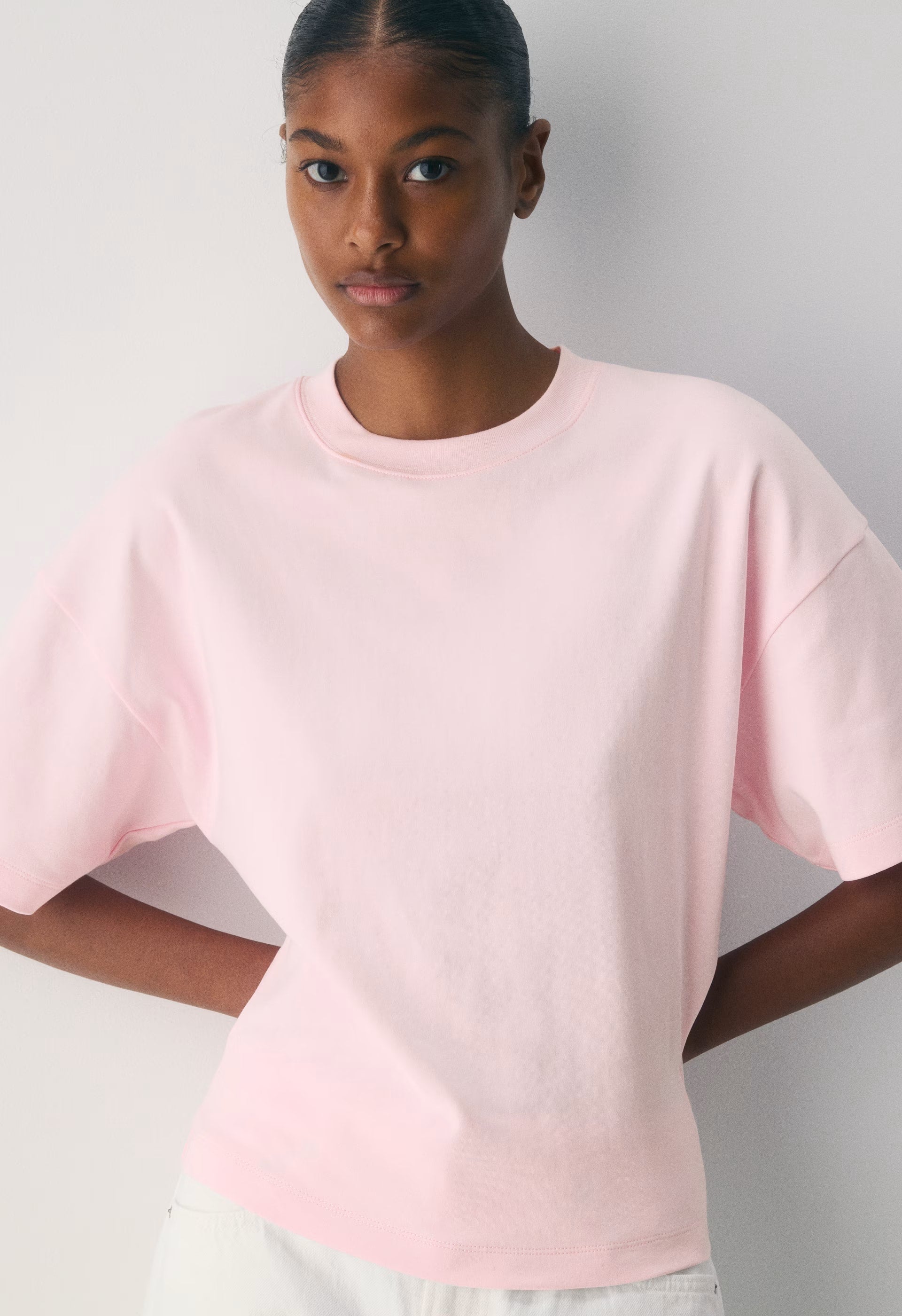 InterLock Cotton Barclay T-Shirt - VILLA PINK