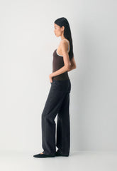 Original Contour Swoop Cami Tank - RICH MOCHA BROWN/WHITE