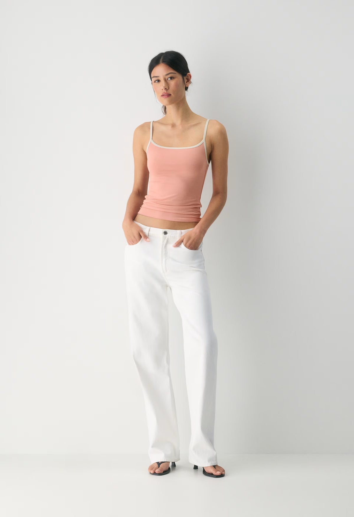 Original Contour Swoop Cami Tank - KLN PNK/MTRPLS TAUPE