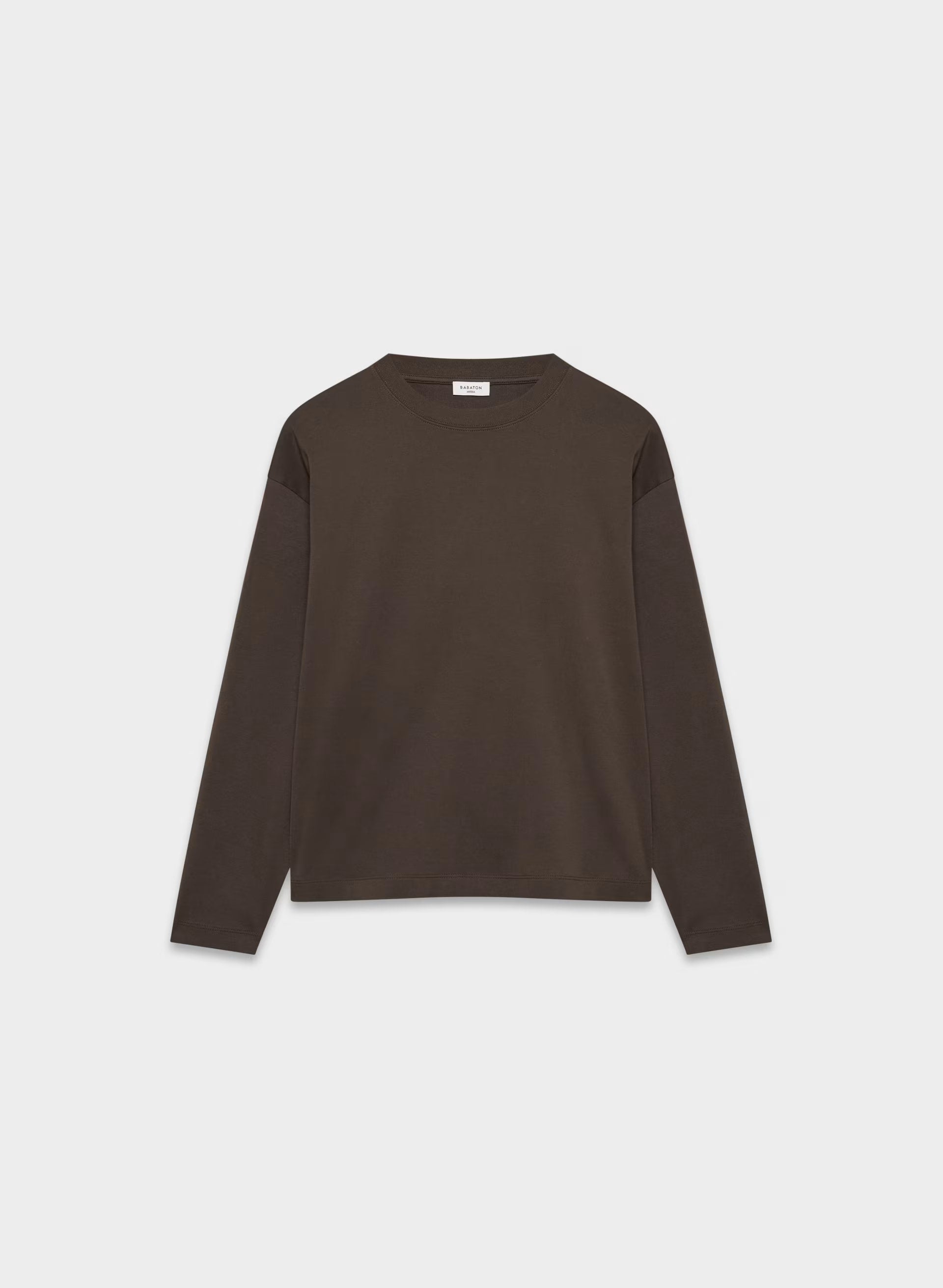 InterLock Cotton Steps Longsleeve - RICH MOCHA BROWN