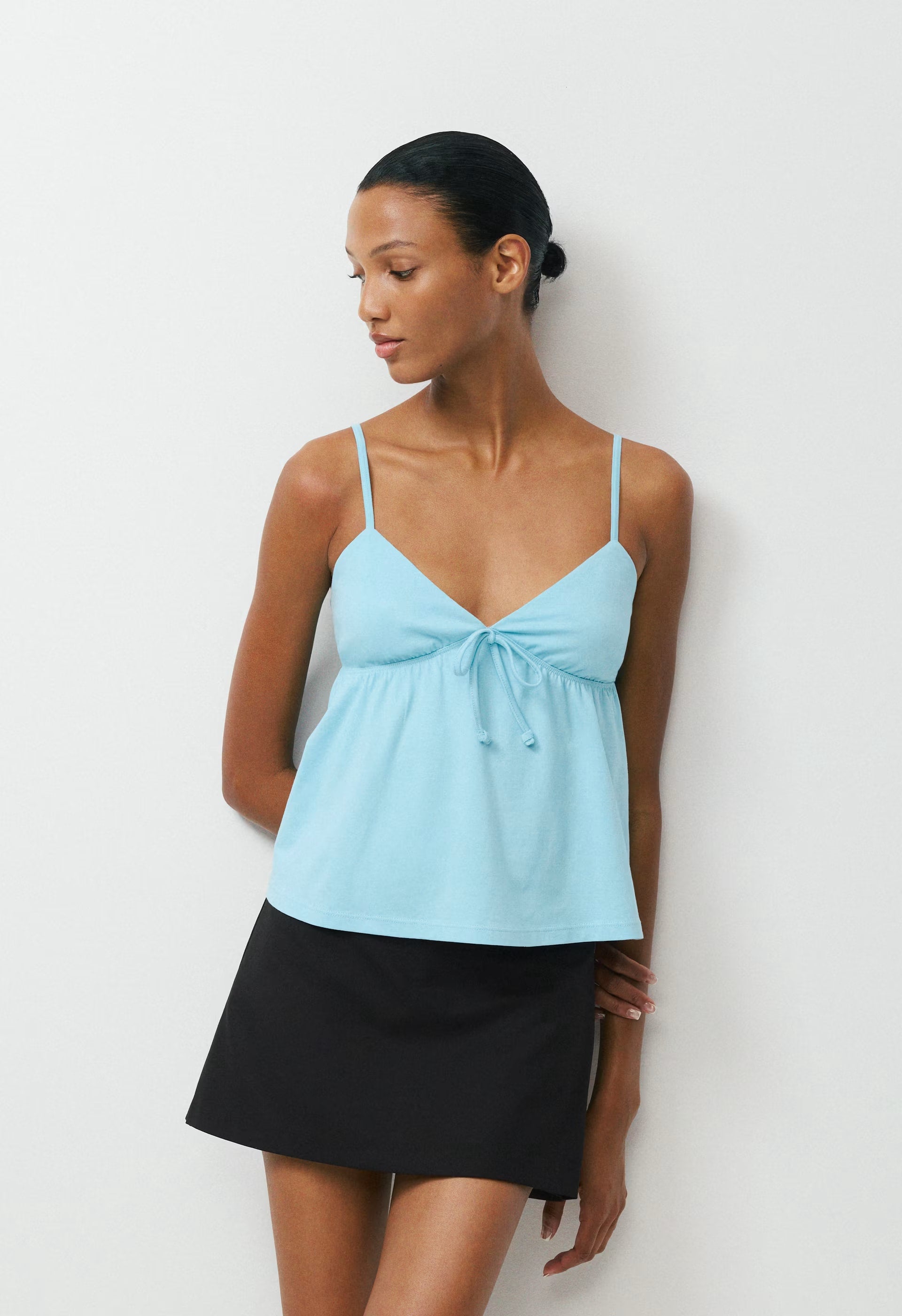 CottonWhisk™ Loulou Camisole - LGHT BRCH/ADML NVY