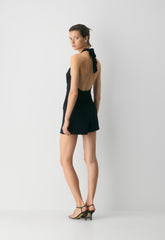 Smooth Matter™ Decanter Halter Top - BLACK/GOLD