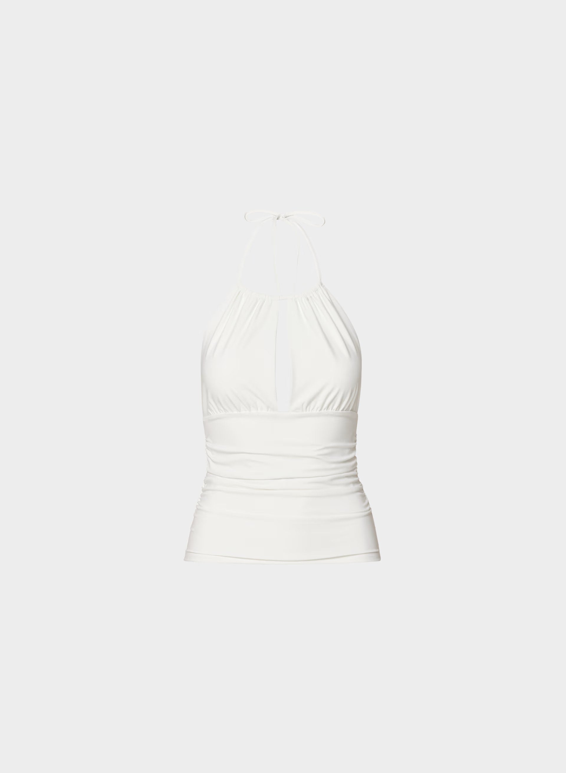 Smooth Matter™ Odeum Halter Top - WHITE