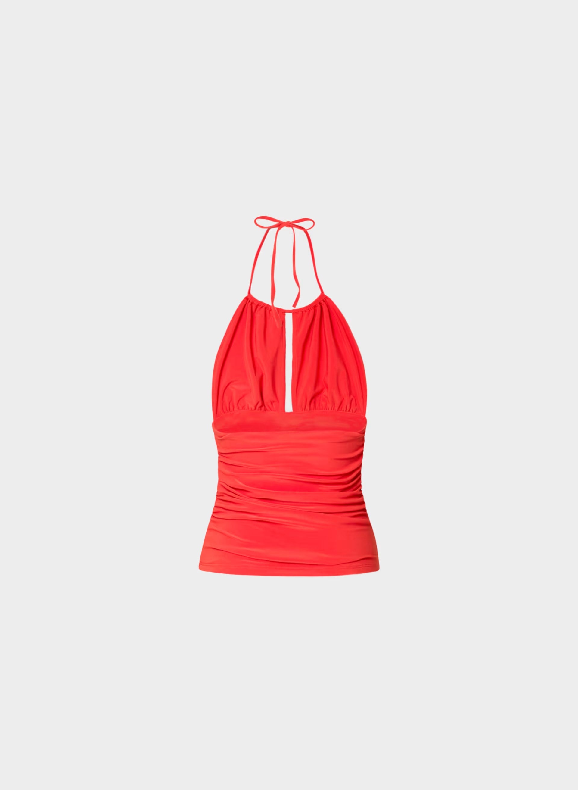 Smooth Matter™ Odeum Halter Top - CHERRYBOMB RED