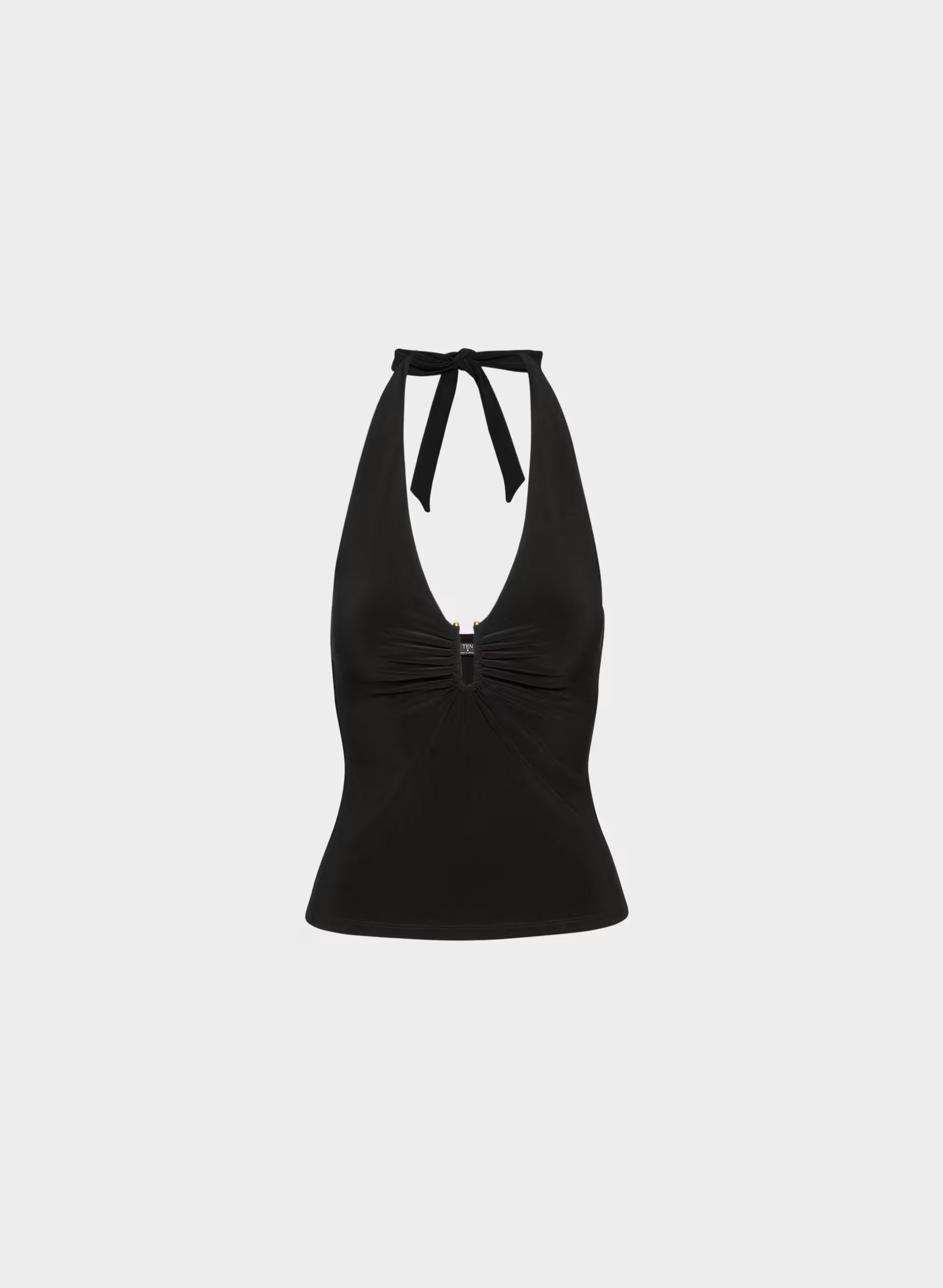 Smooth Matter™ Hatchway Halter Top - BLACK