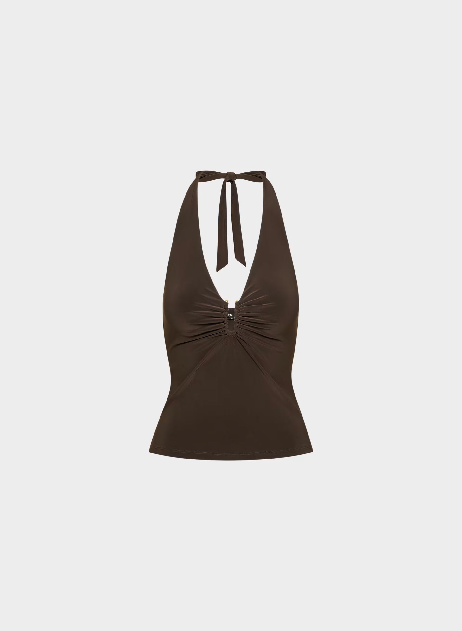 Smooth Matter™ Hatchway Halter Top - RICH MOCHA BROWN