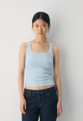 HomeStretch™ Rib Frequency Tank - NO-STRESS BEACH BLUE