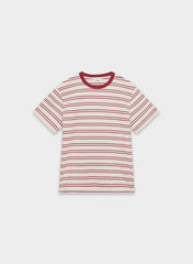 InterLock Cotton Pegasus T-Shirt - MATTE PEARL/CORDOVAN