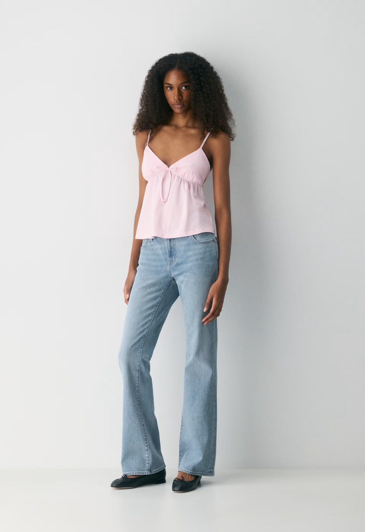CottonWhisk™ Loulou Camisole - MILKSHAKE PINK/WHITE
