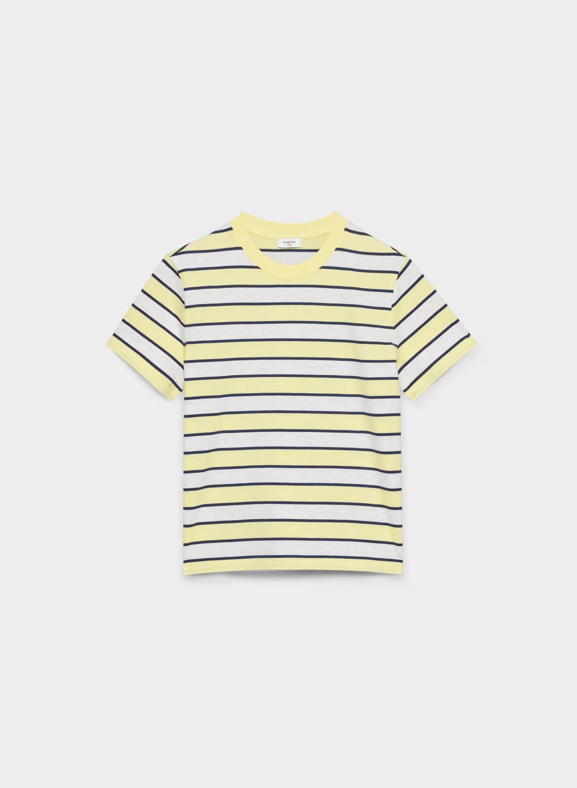 CottonWhisk™ Emma T-Shirt - HTHR CLD WHT/LMND