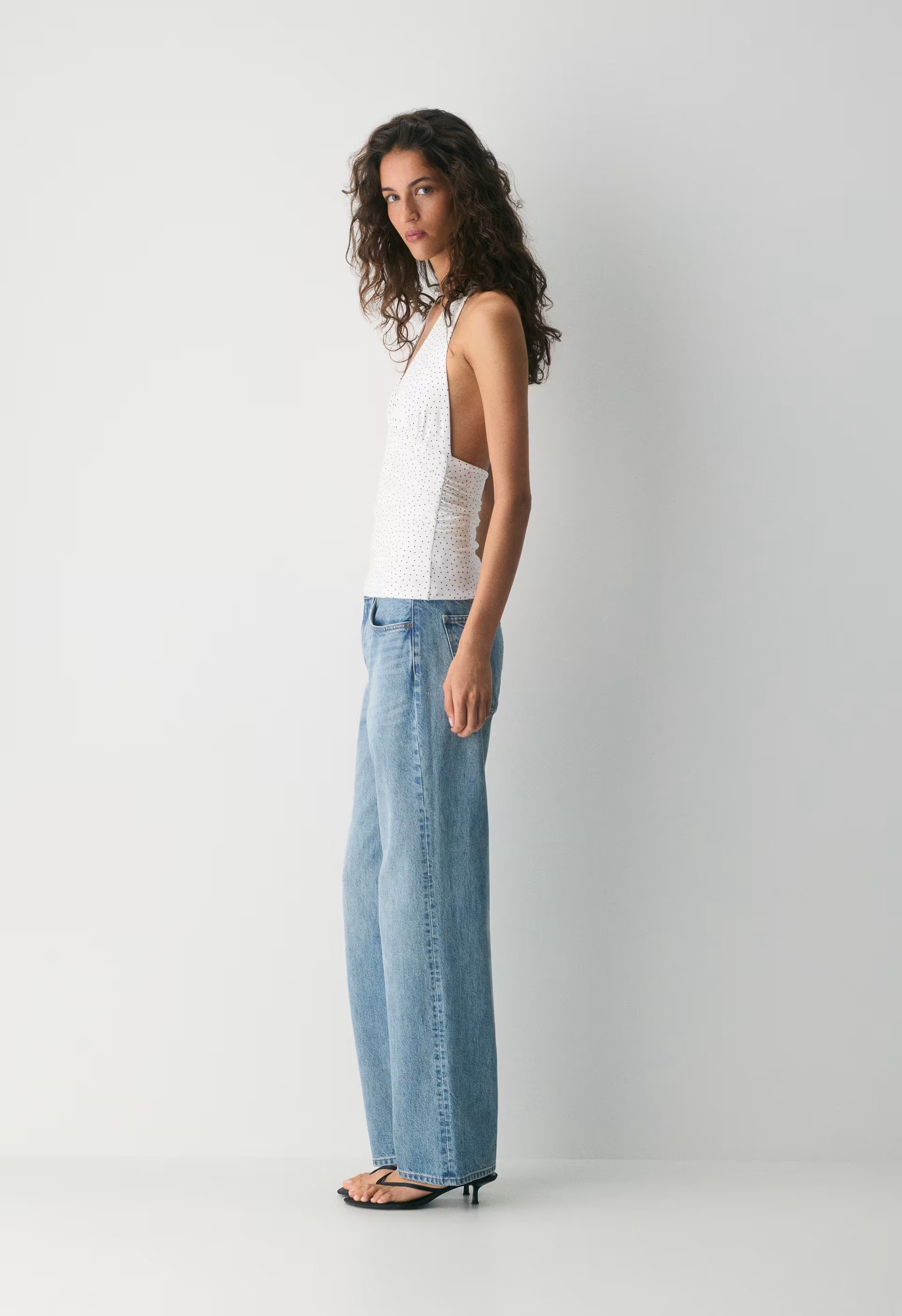 Smooth Matter™ Wylder Halter Top - WHITE/ ADMIRAL