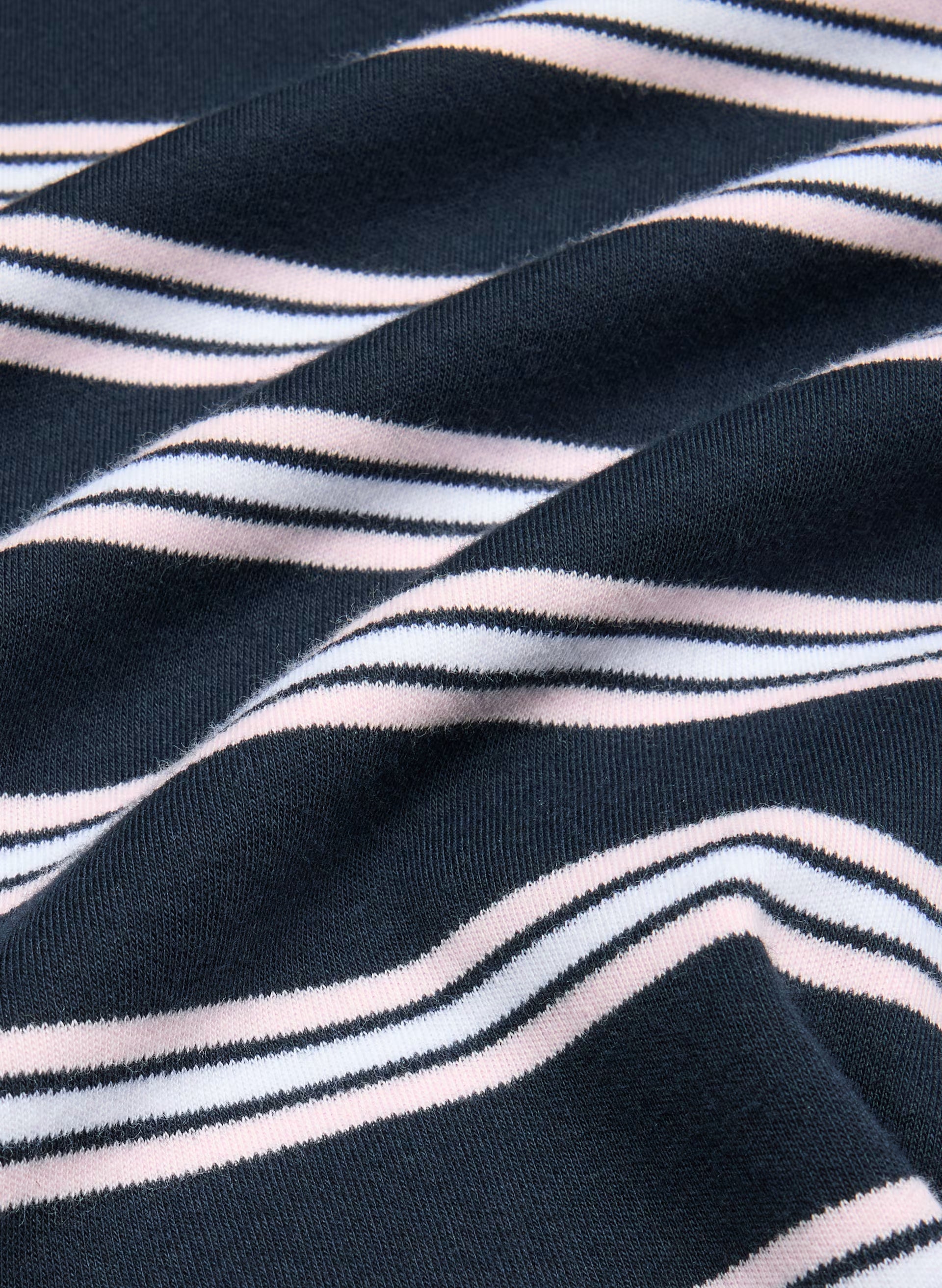 InterLock Cotton Barclay T-Shirt - DRK NGT NVY/VLL PNK