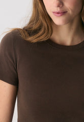 Little Ripple T-Shirt - RICH MOCHA BROWN