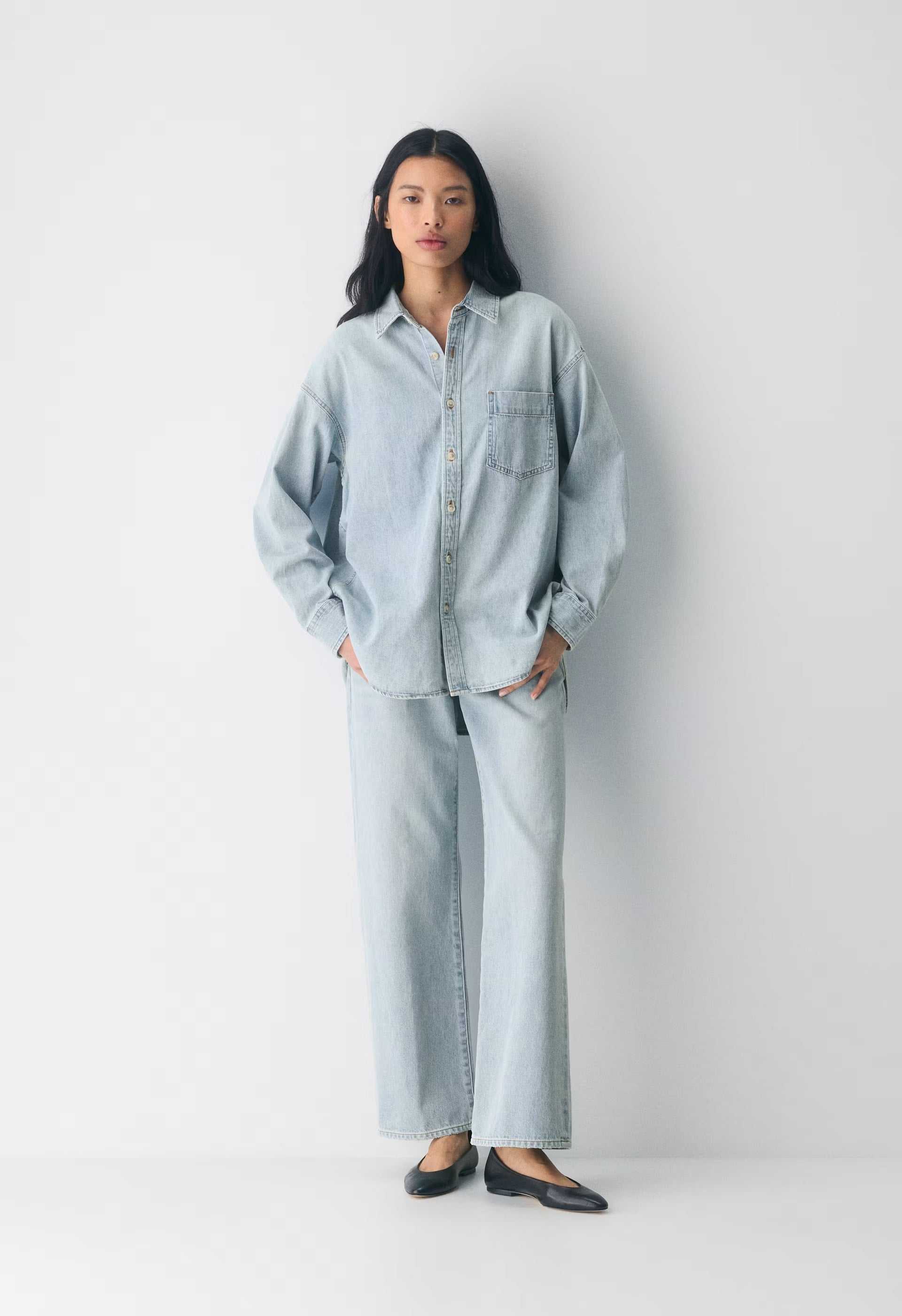 Denim Forum The '80s Comfy Denim Shirt - 15 YRS BRL THR BLEU