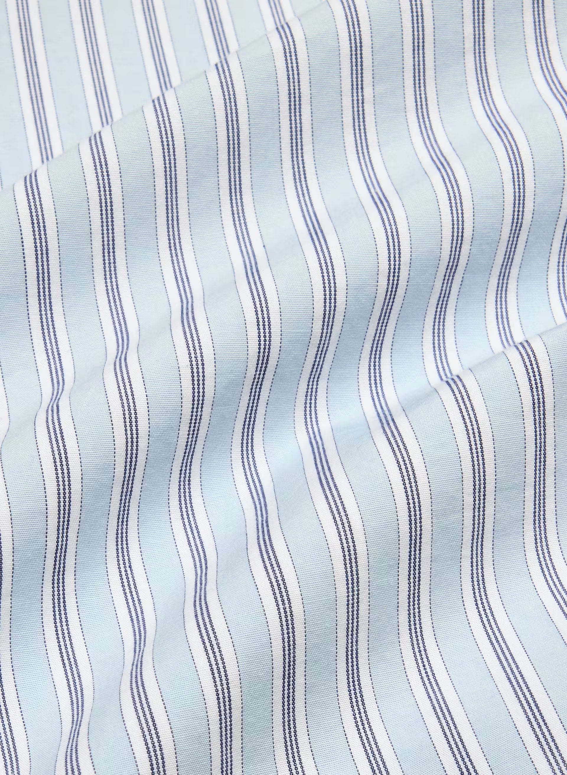 Reminisce Relaxed Poplin Shirt - WNSTN STRPE D BL/B WH